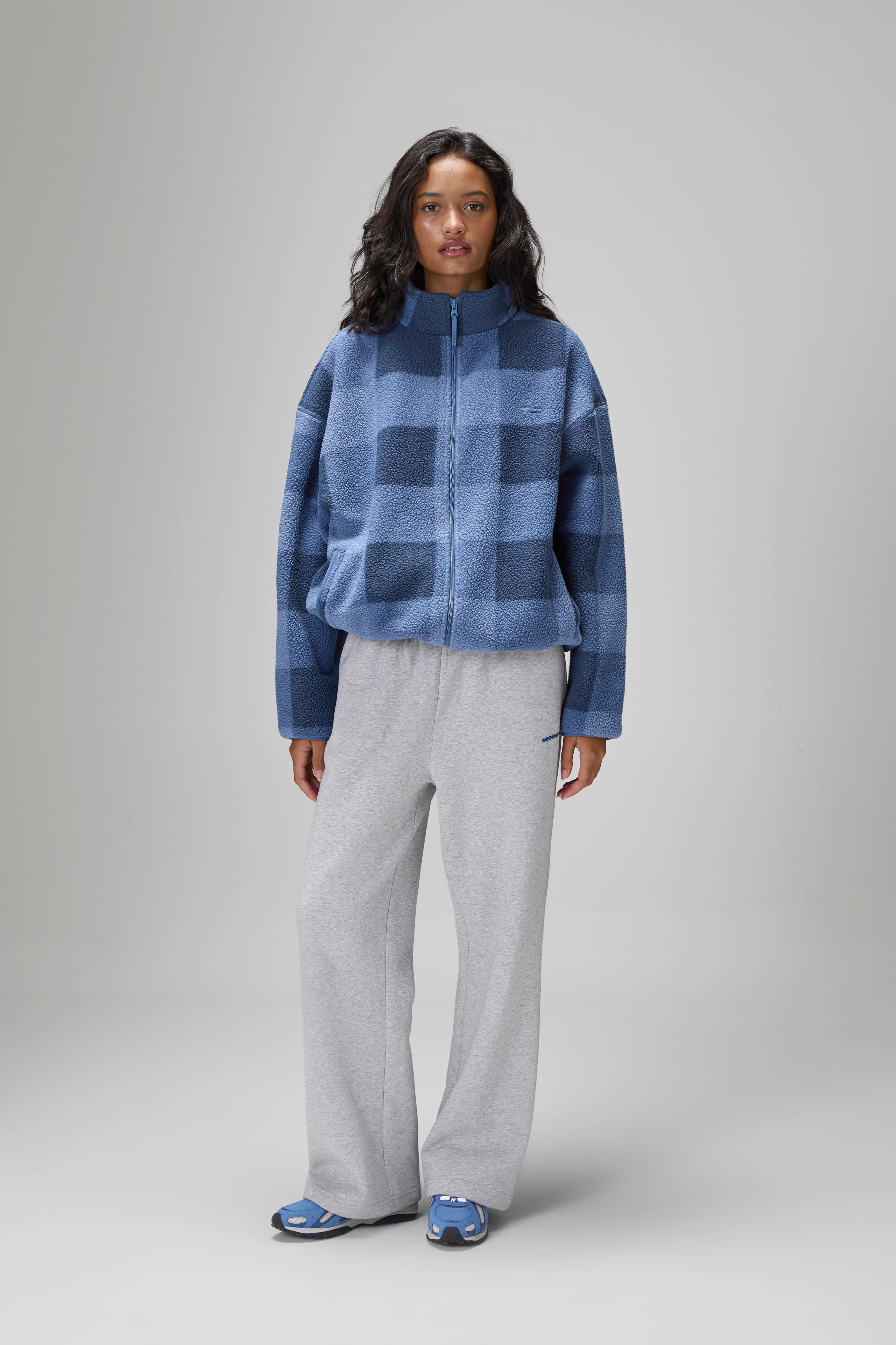Farley Fleece in Blue