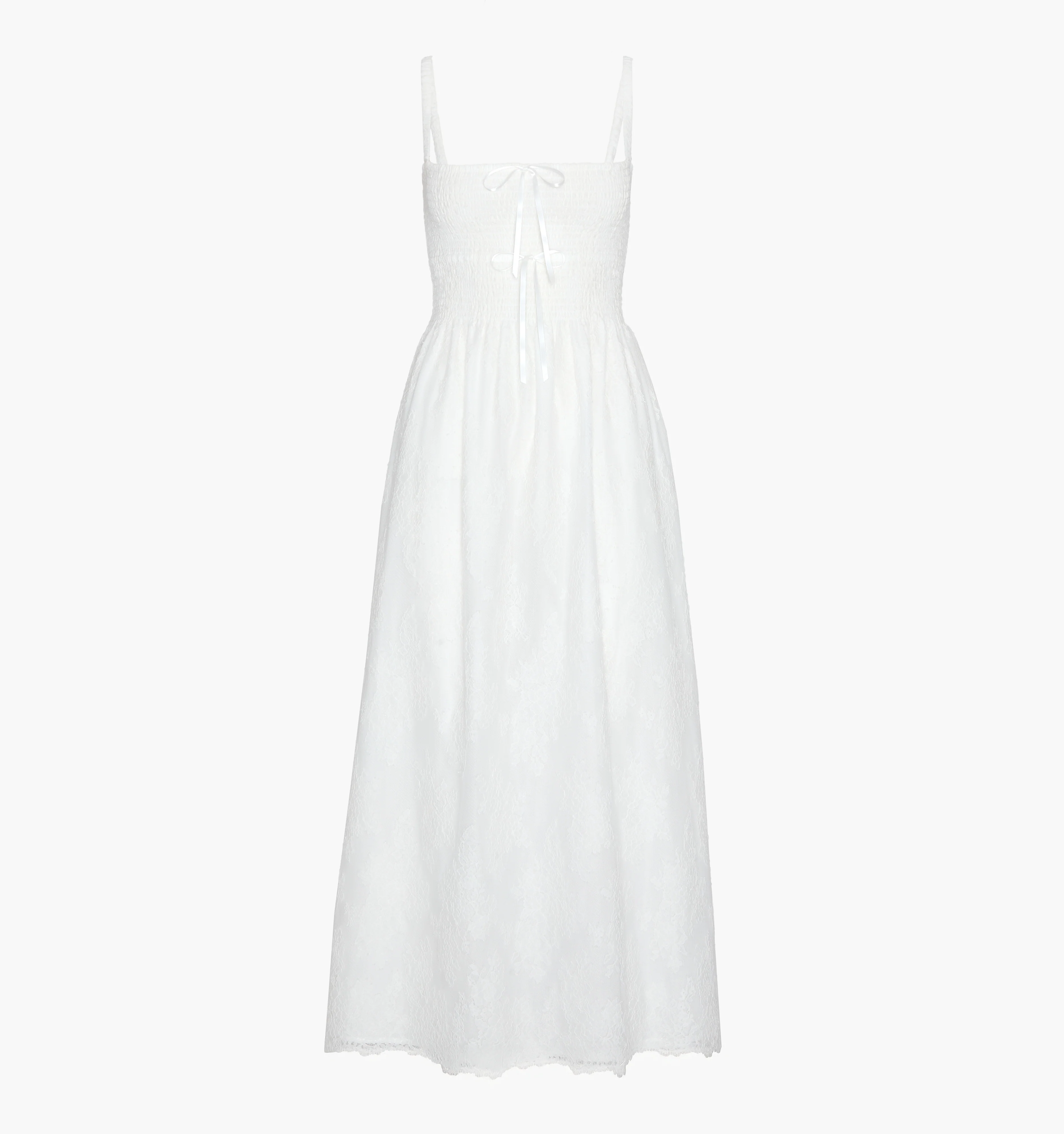 The Larissa Nap Dress - White Magnolia Lace