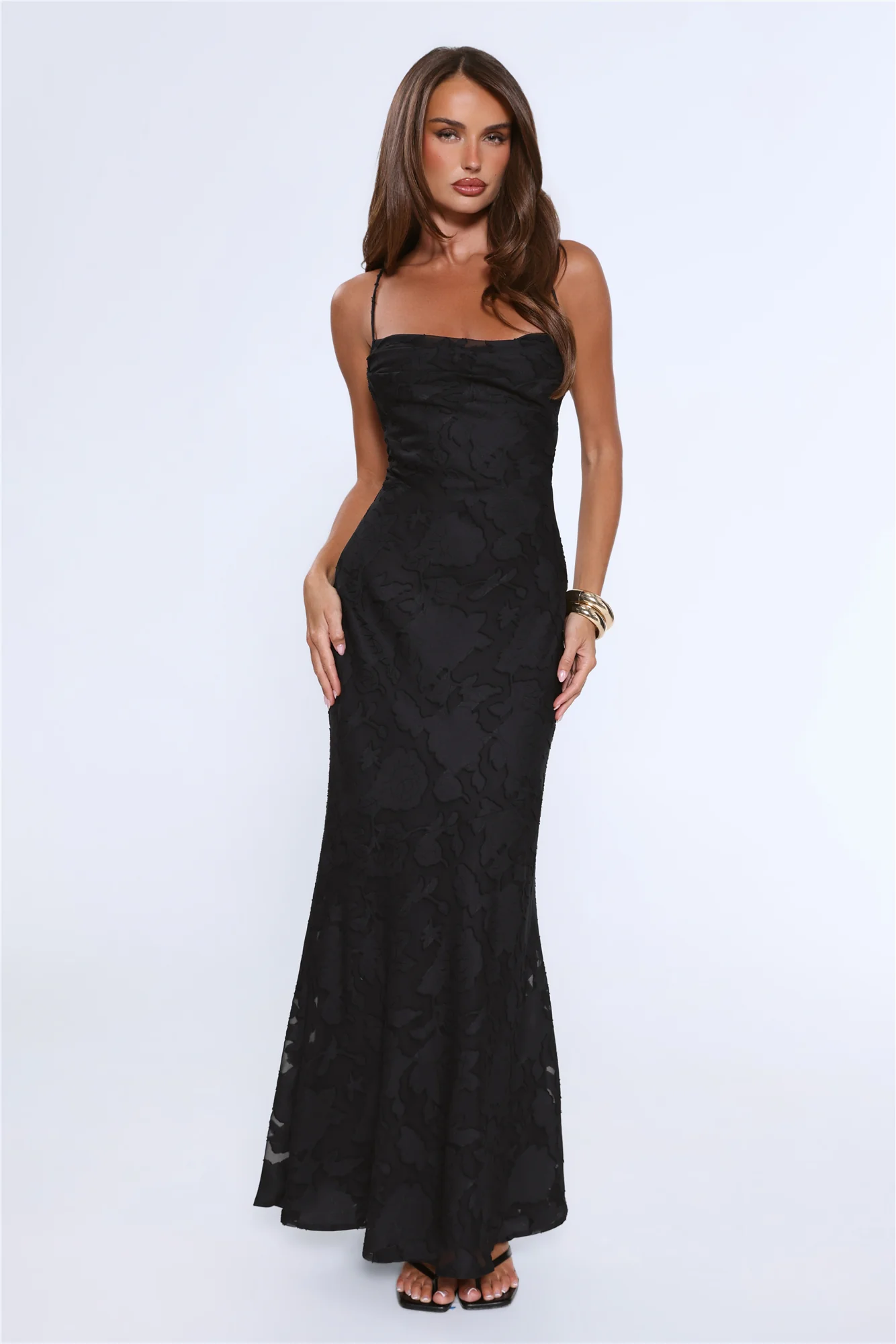 Bridge To Wonderland Maxi Dress  Black