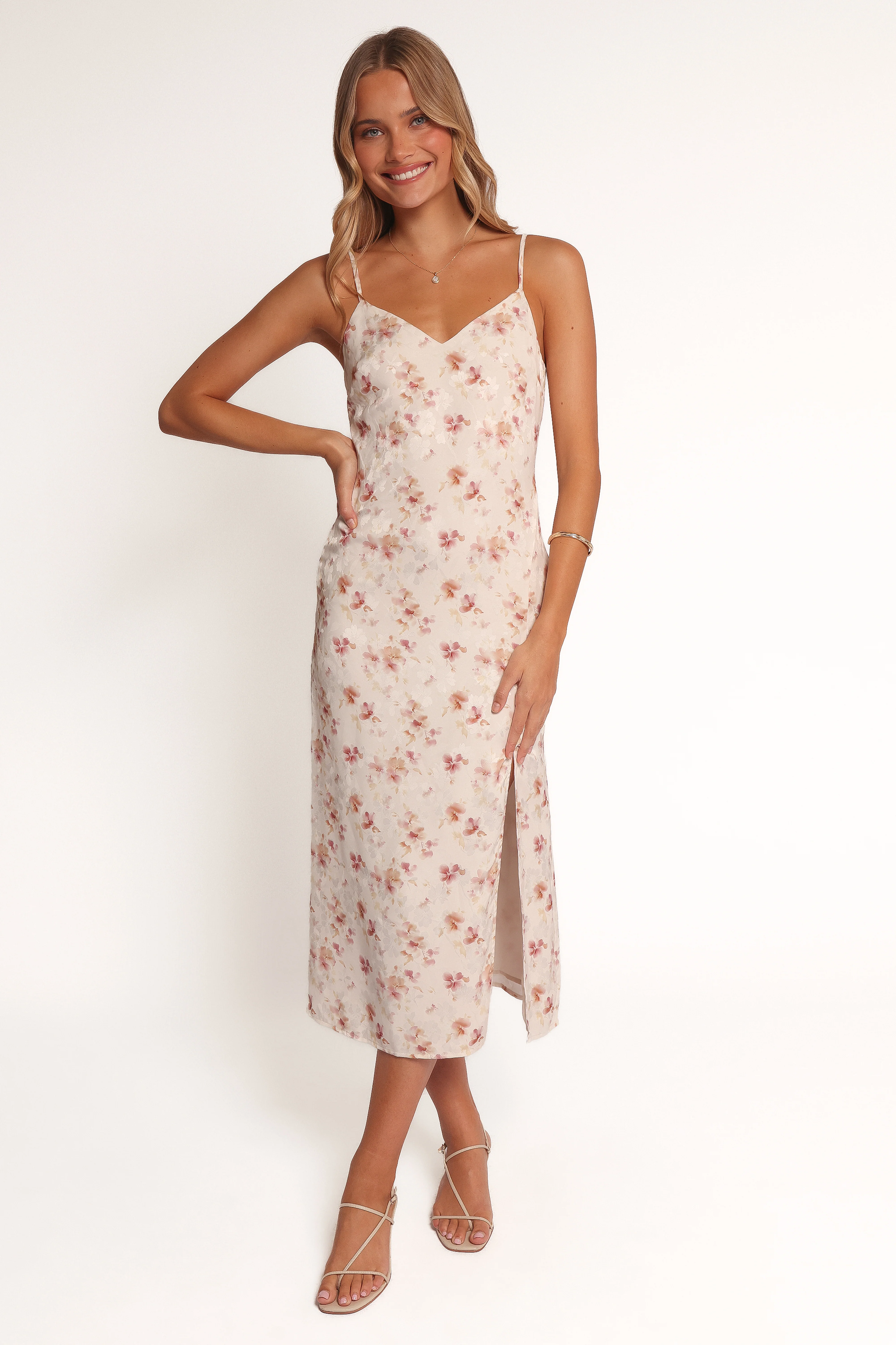 Elysian Maxi Dress - Pink Floral