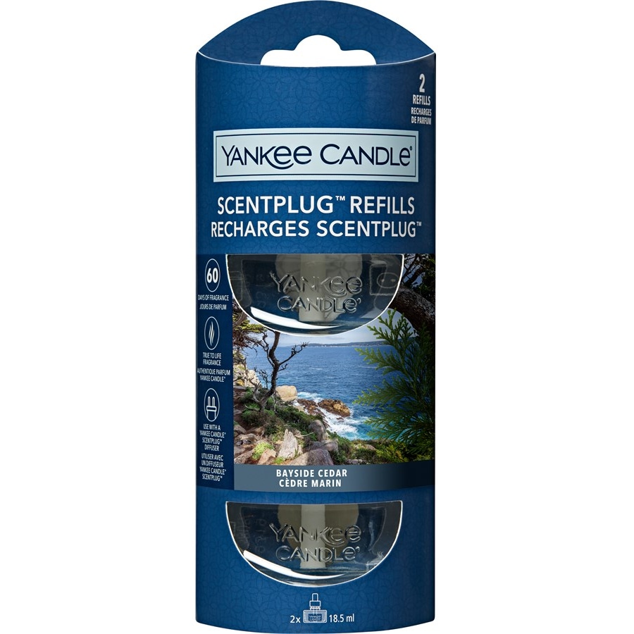 Yankee Candle Dyfuzor z wtyczką zapachową Scentplug Refill Bayside Cedar