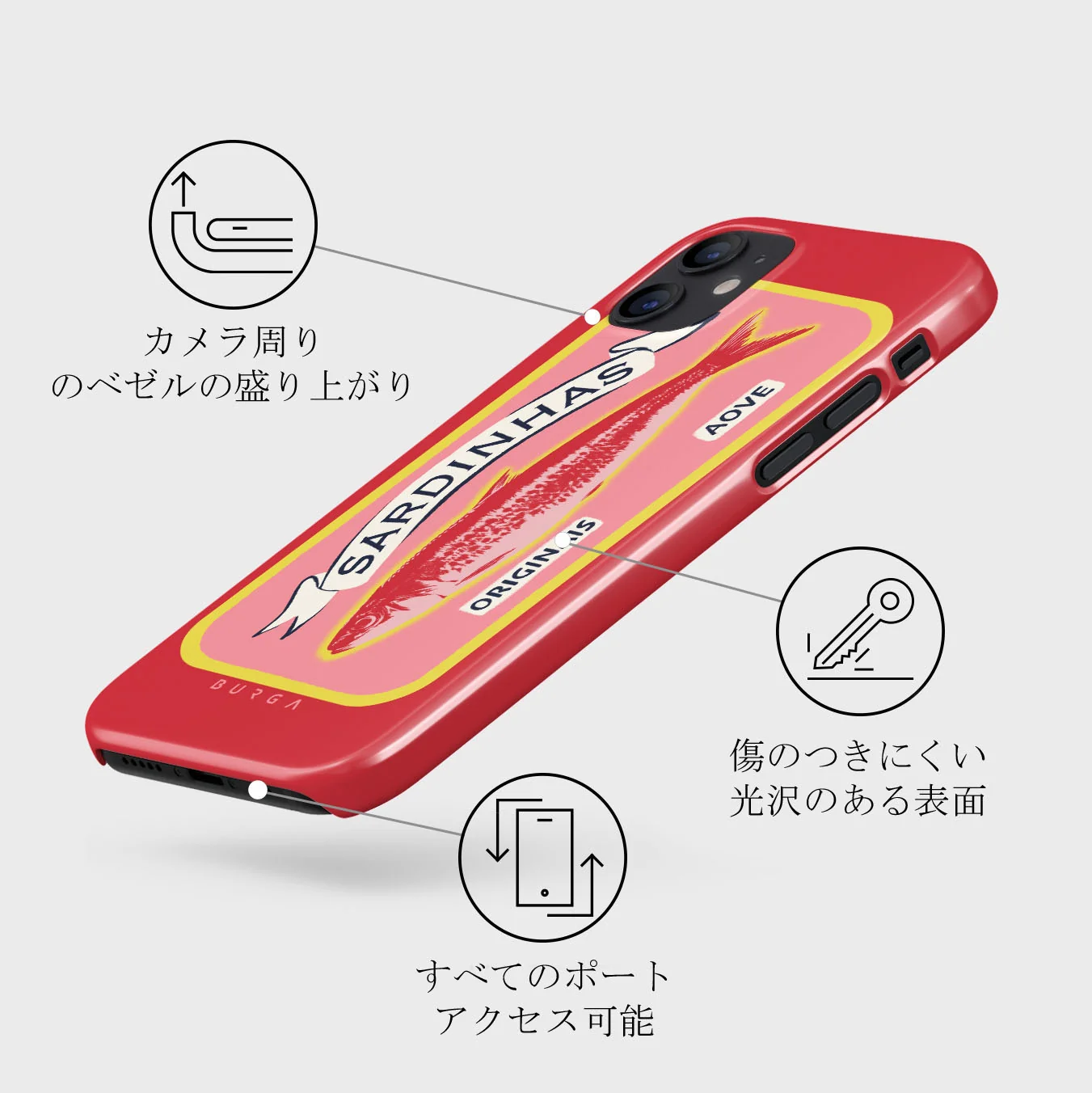 Gourmet - iPhone 12 Mini ケース