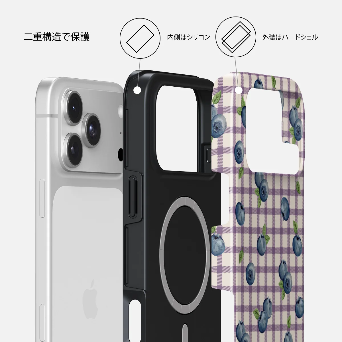 Blueberry Muffin - iPhone 18 Pro Max ケース