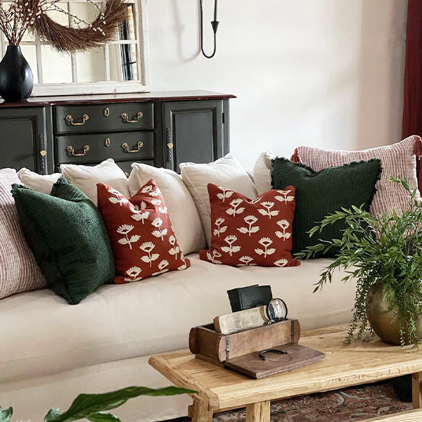 Repurposed Antique Wooden Brick Mold with Lid, Set of 2