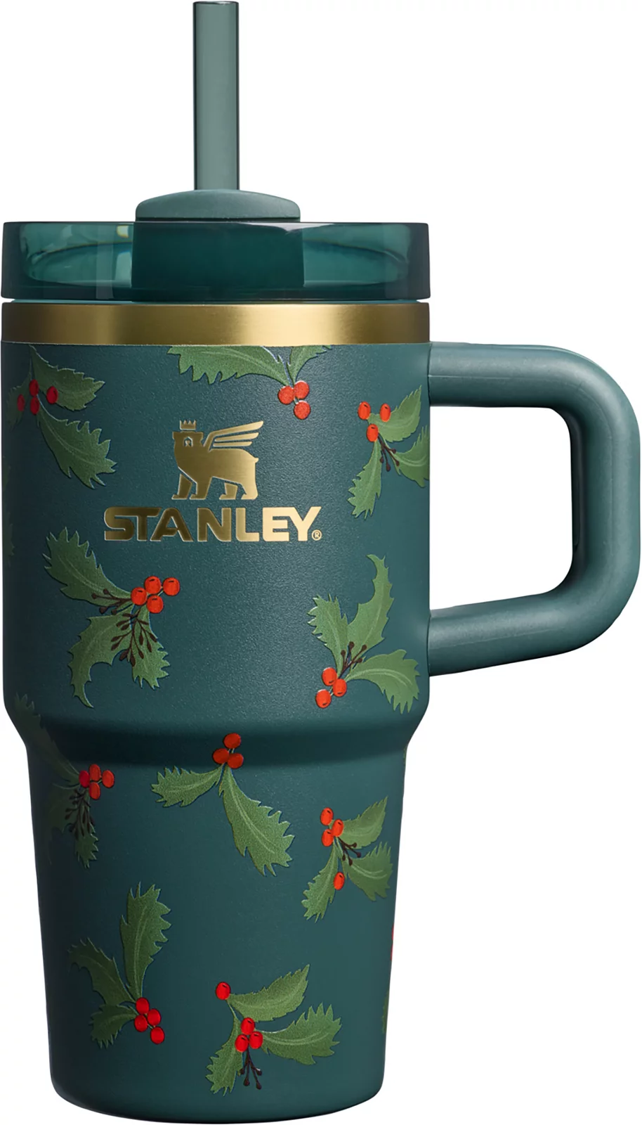 Stanley 20 oz. Quencher H2.0 FlowState Tumbler with Handle - Holiday Botanicals