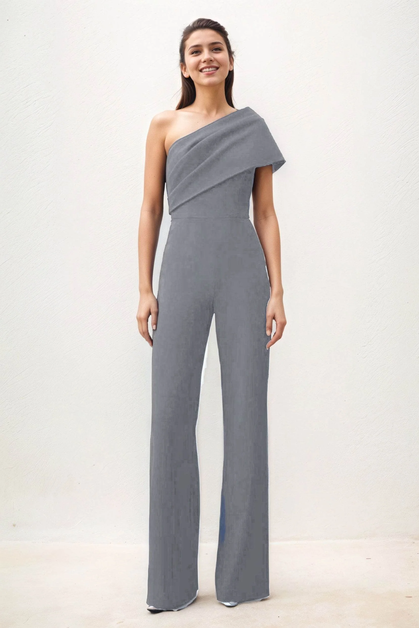 Jumpsuit Maxi Elastic Cloth Wedding Guest Dress CG0277
