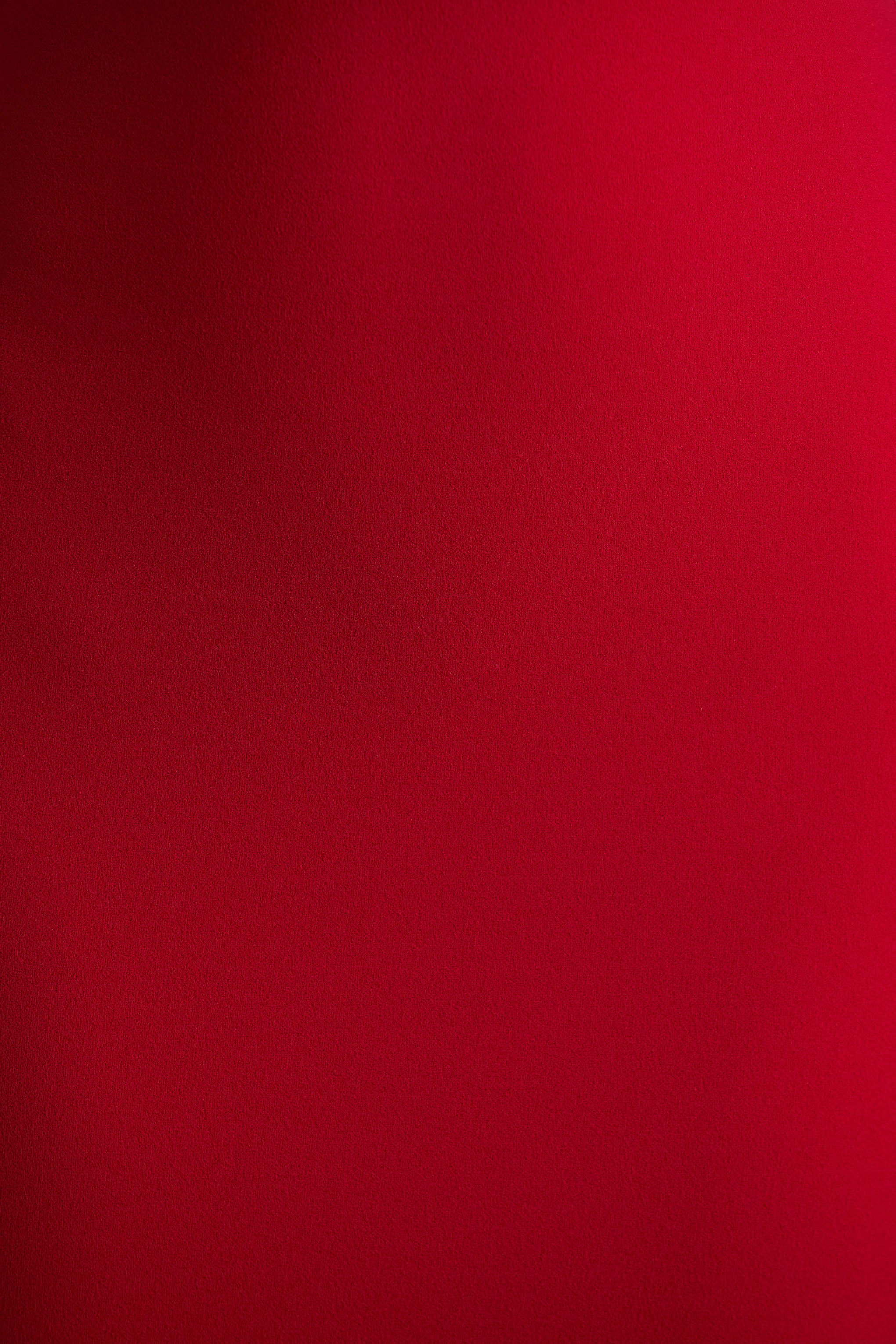 Dakota | Red Puff-Sleeve Midi Dress