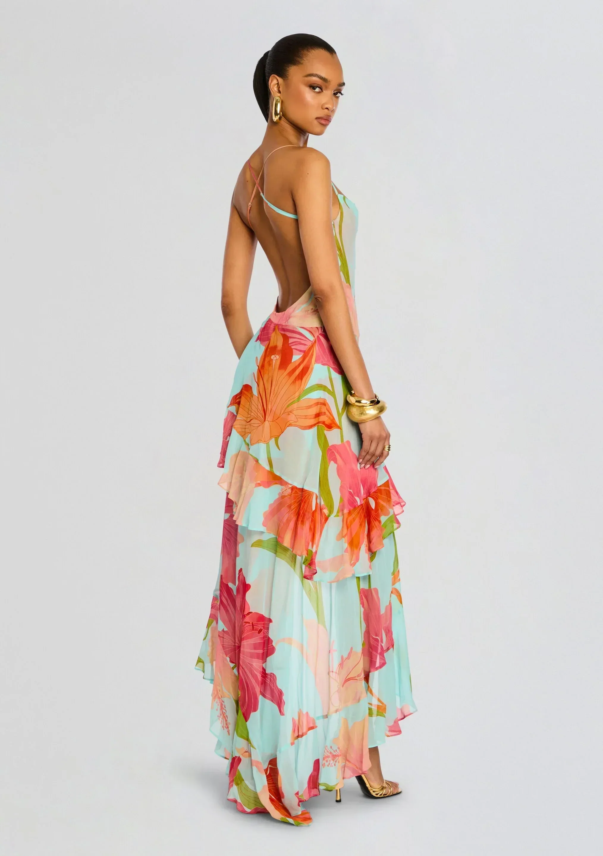 Samara Silk Chiffon Dress - luluinthesky