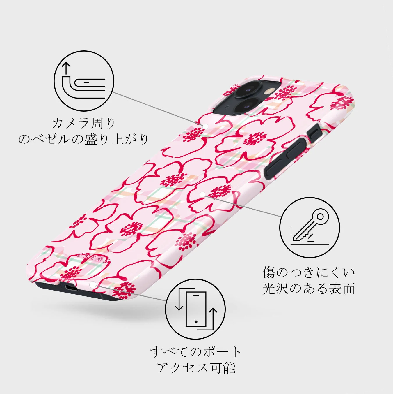 Flower Girl - iPhone 13 Mini ケース