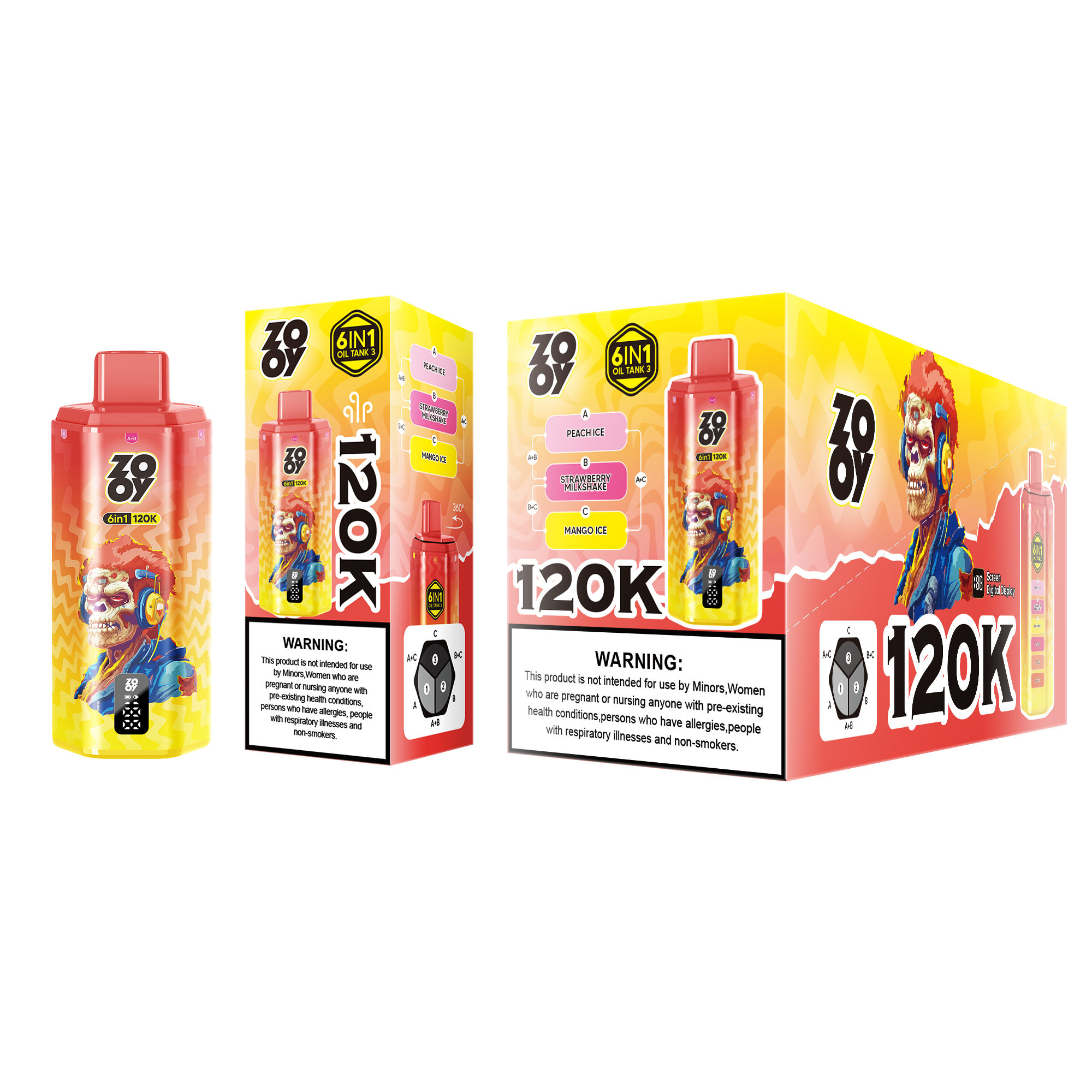 ZOOY TANK 120K/1 BOX(10 PCS)