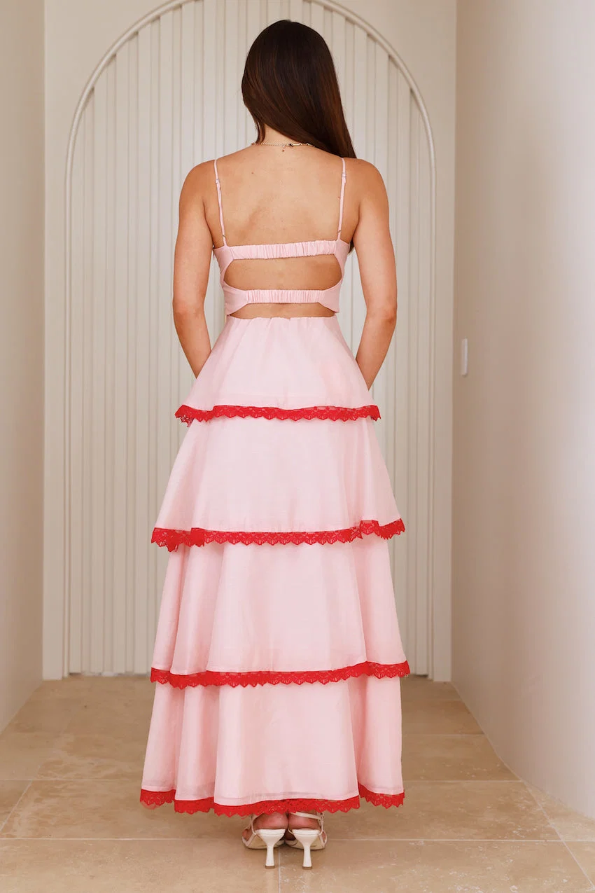 Ethereal Magic Maxi Dress Pink - luluinthesky