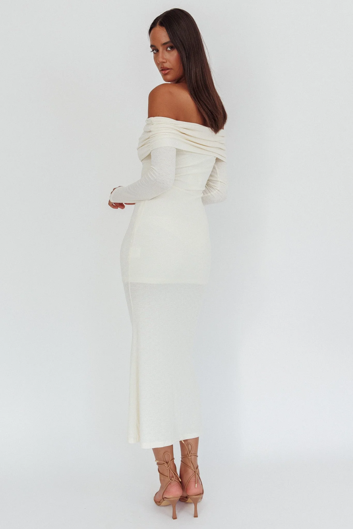 Juju Off-Shoulder Maxi Dress White