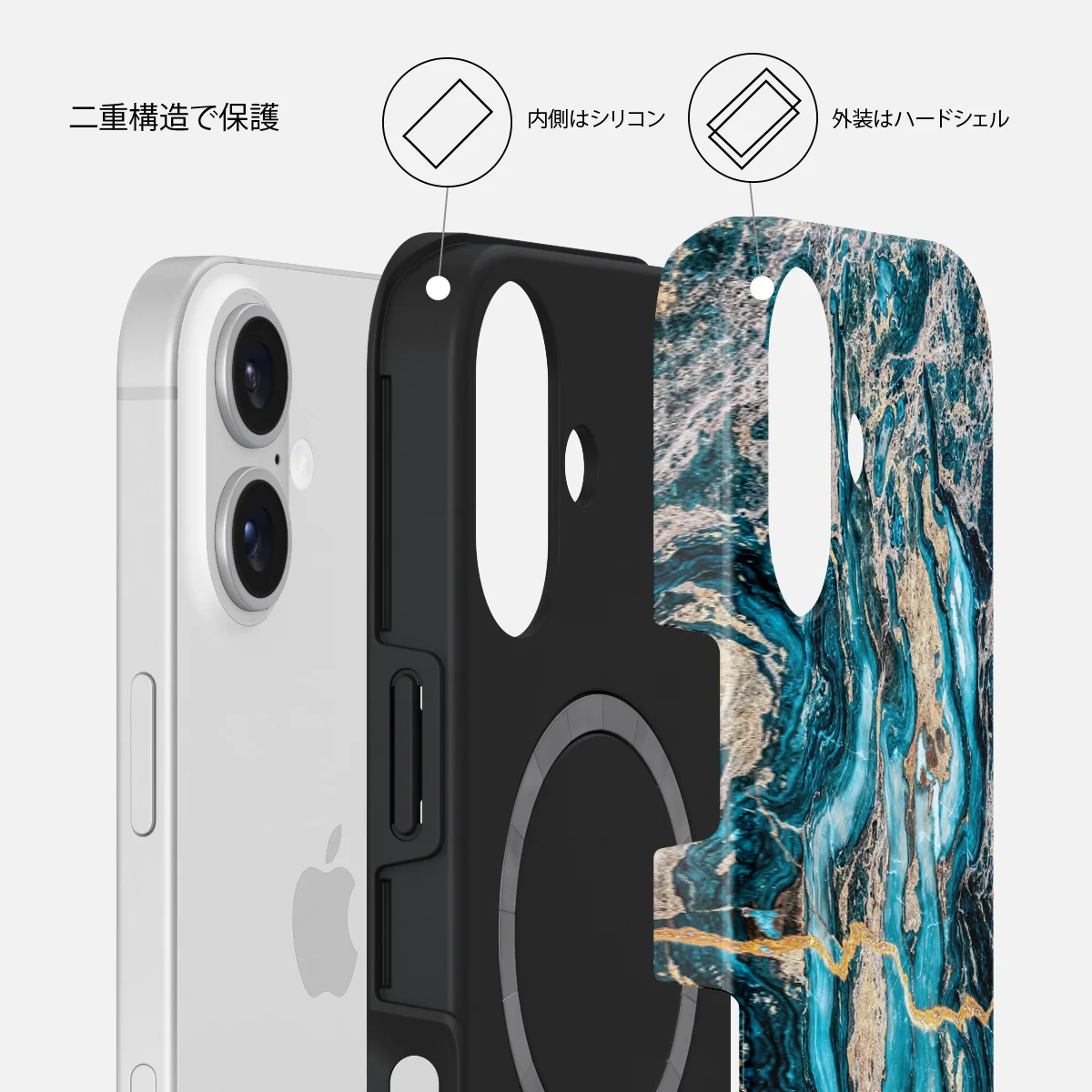 Mystic River - iPhone 16 ケース