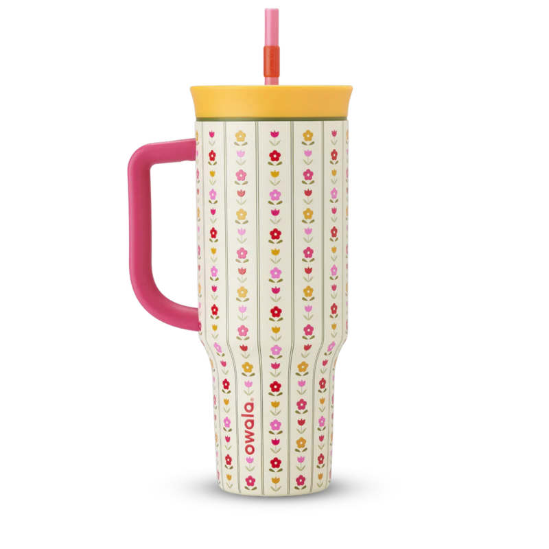 Owala 40oz Tumbler  Flower Crown