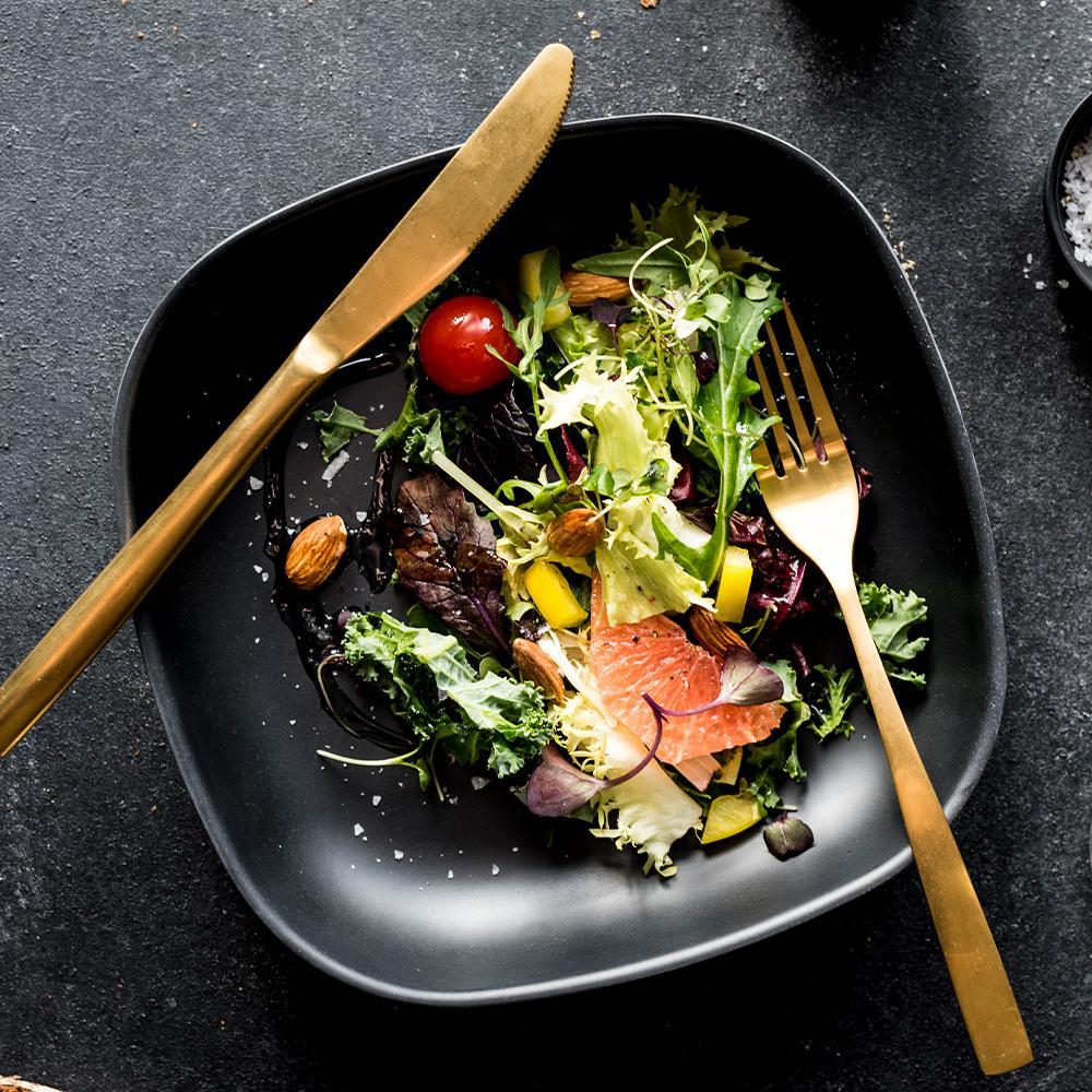 Vogeelle Pasta Salad Bowl - Black