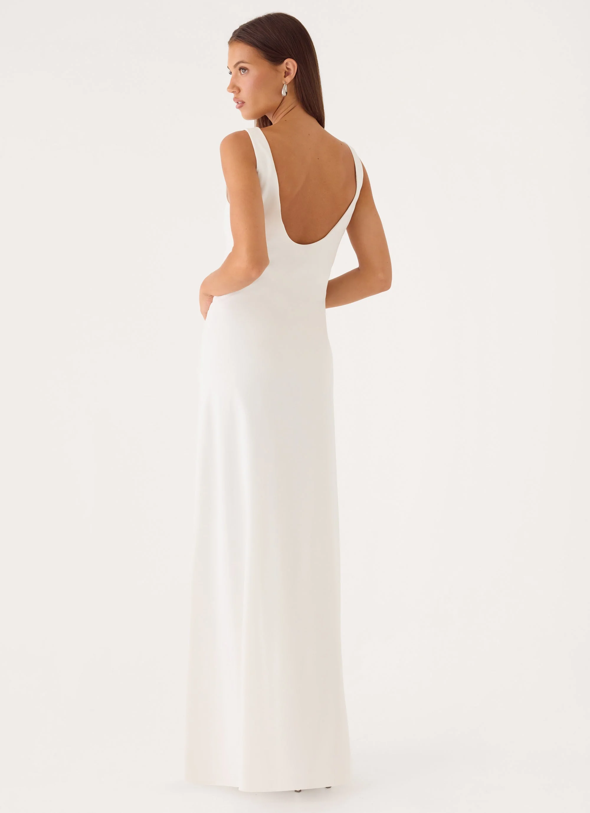 Maysie Maxi Dress - White - luluinthesky