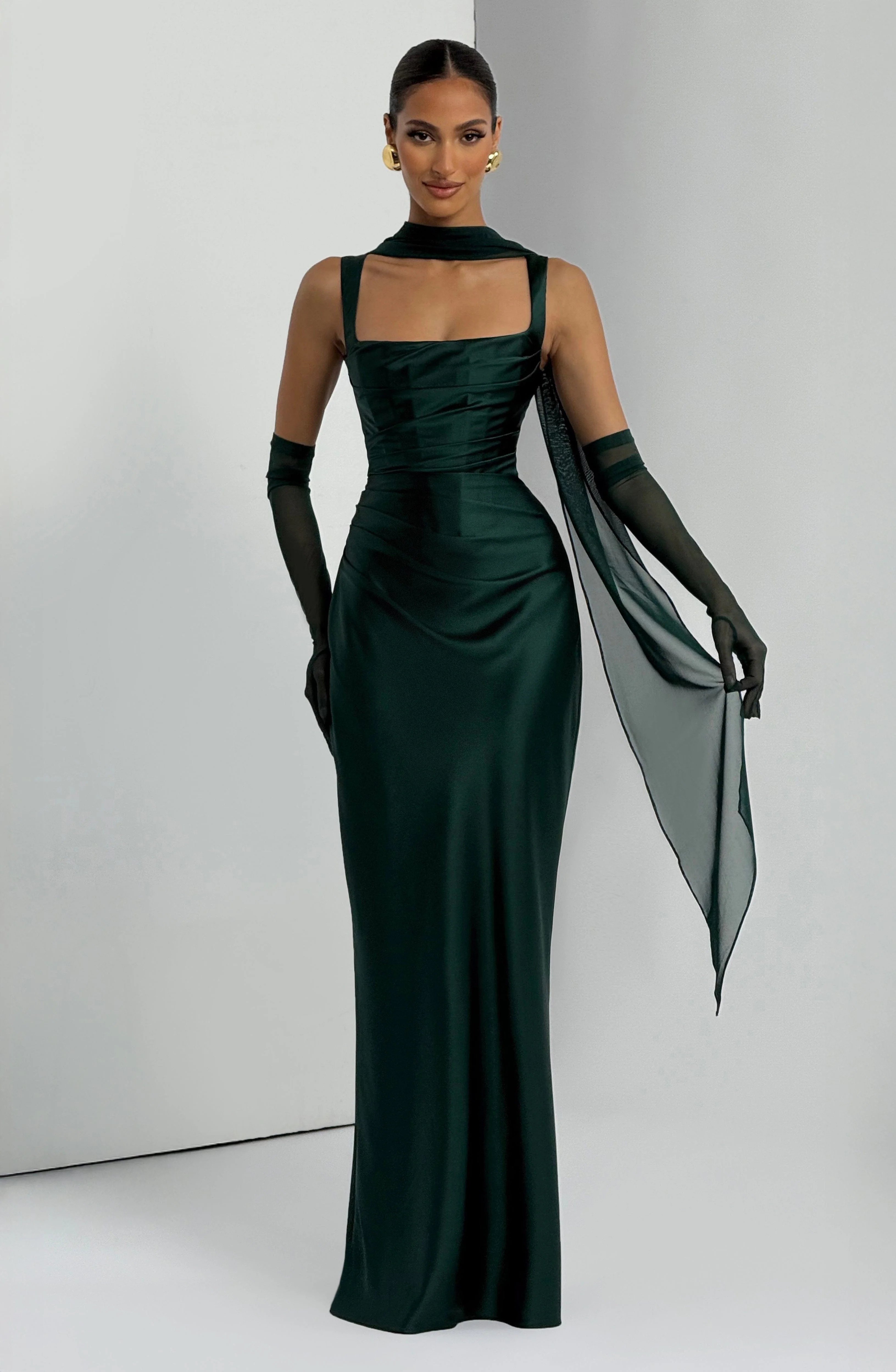 Calanthe Maxi Dress - Emerald