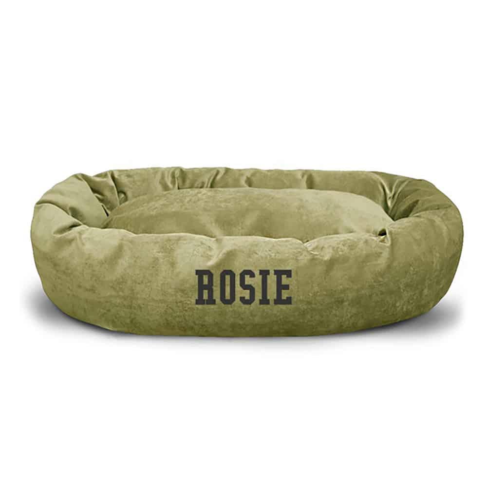 Villa Bagel Dog Bed - Personalized
