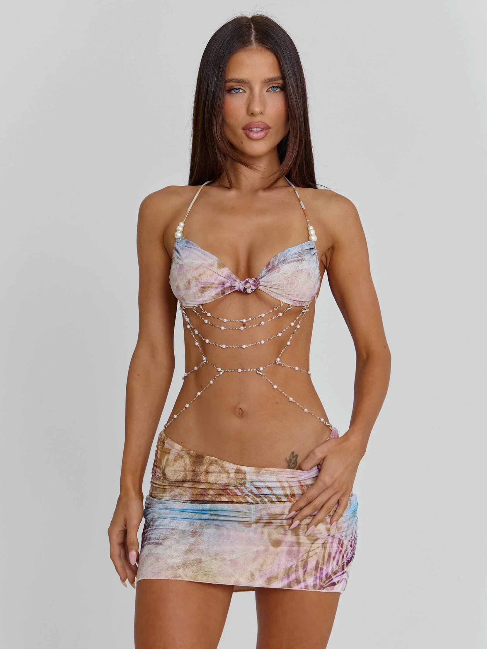 KELLA MINI DRESS LAGRONO OCEAN