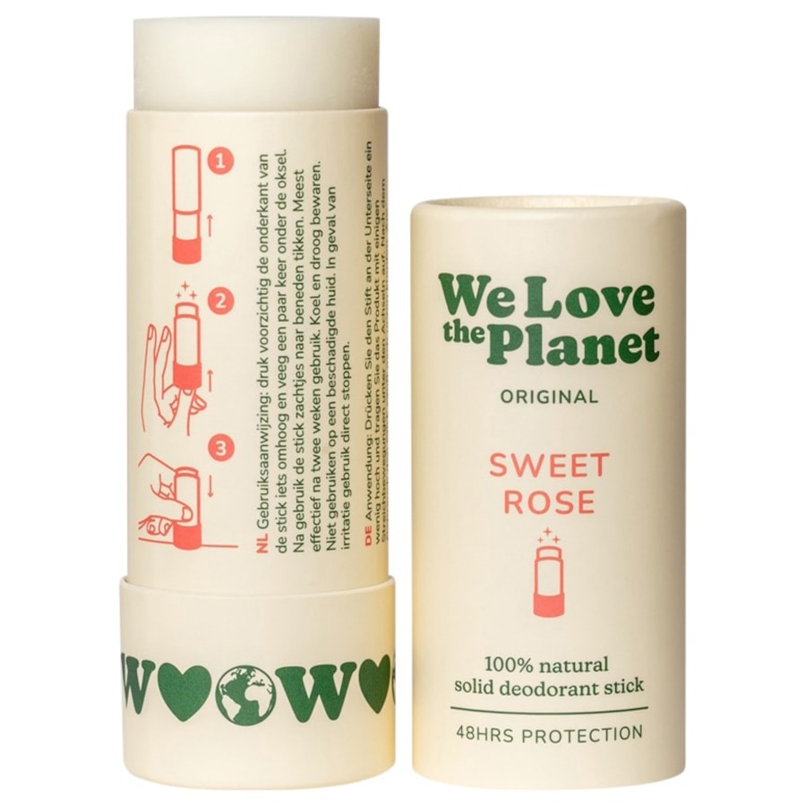 We Love The Planet Dezodoranty Naturalny dezodorant w sztyfcie - Sweet Rose