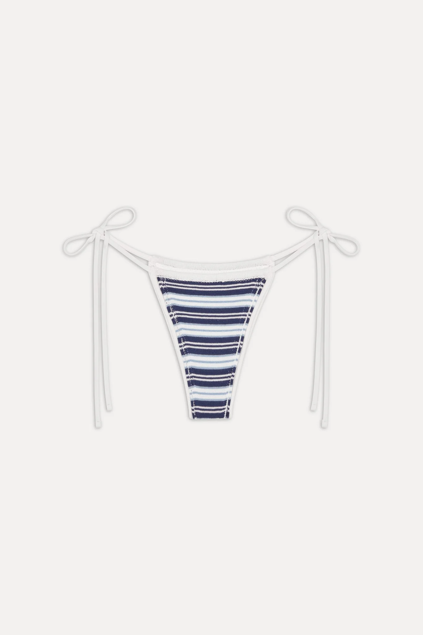x JENNIE Divine Knit Bikini Bottom - Arctic Stripe