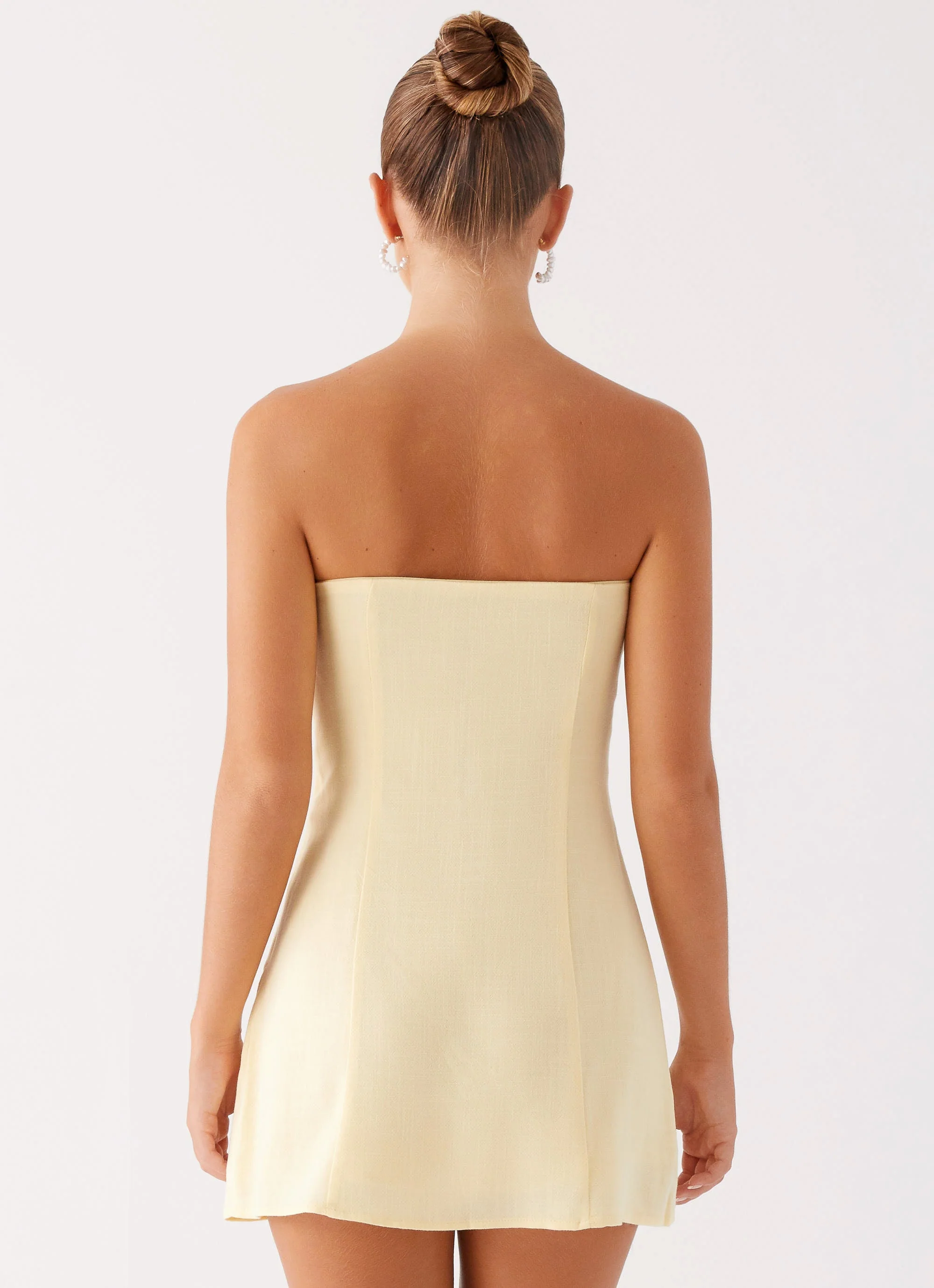 Bindi Mini Dress - Yellow - luluinthesky