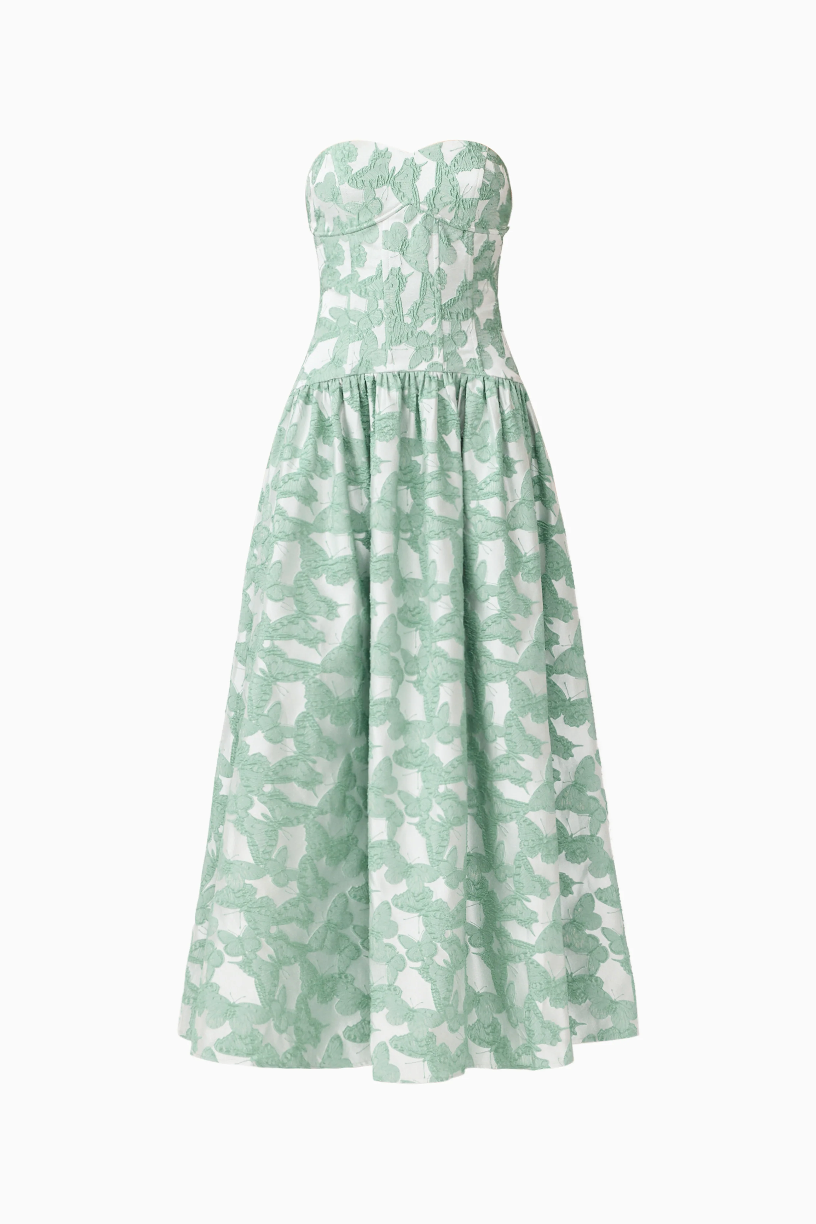 Lisette Sweetheart Gown in Sea Green