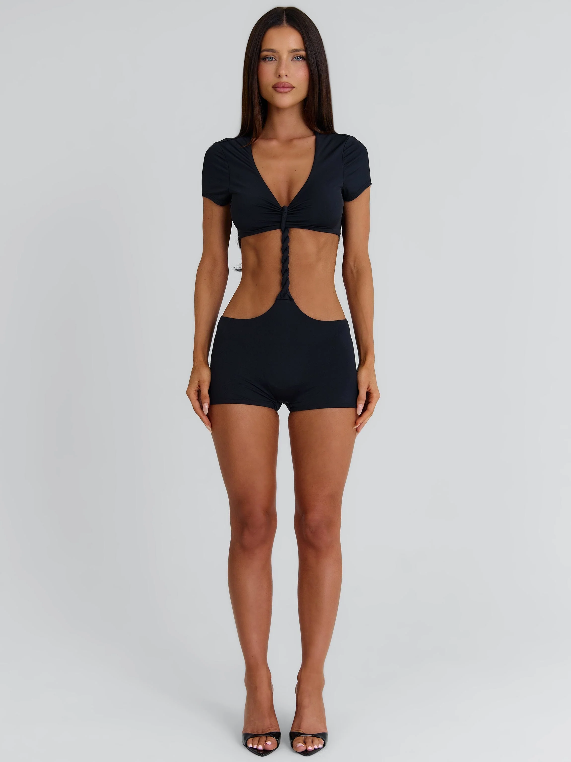 RENAE PLAYSUIT BLACK