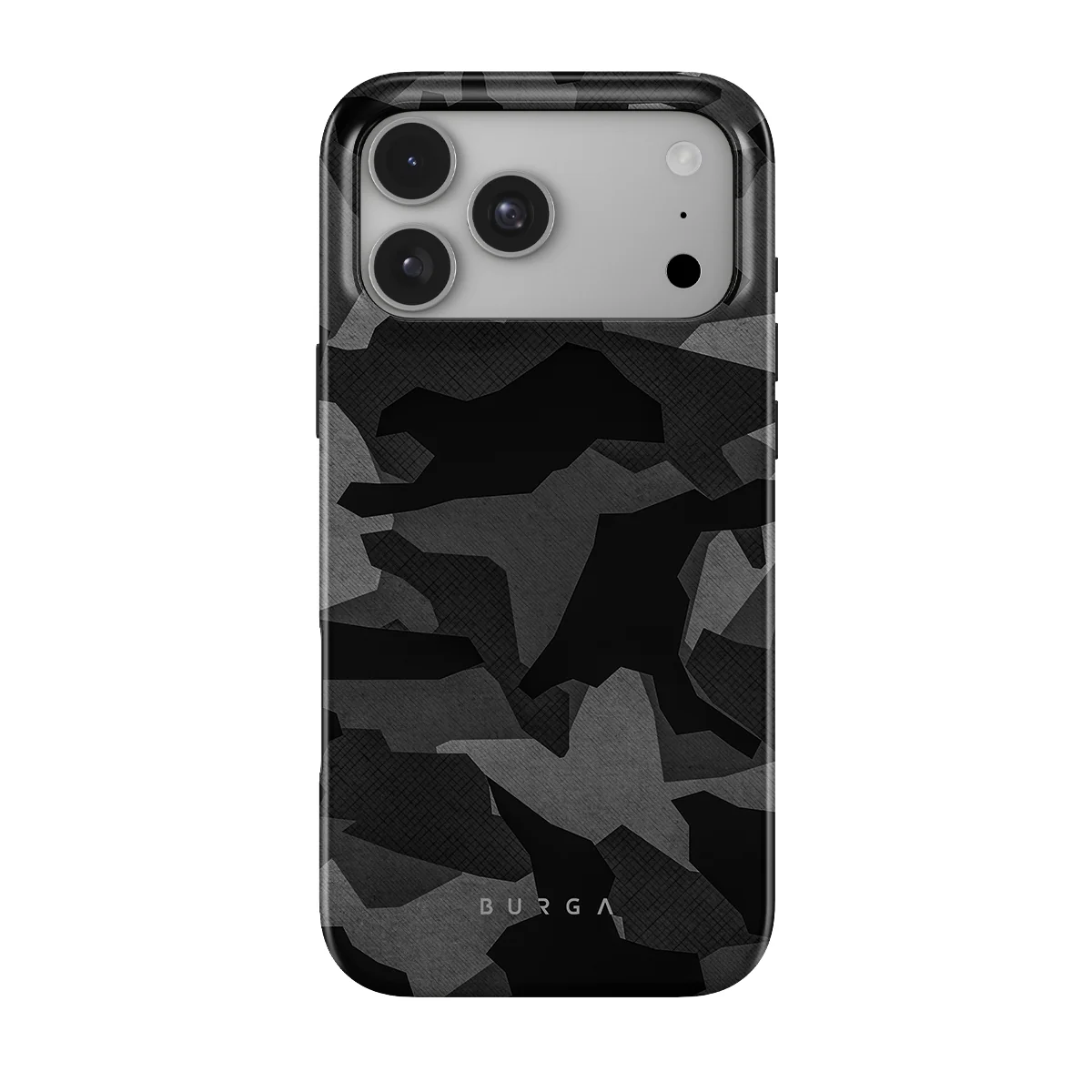 Night Black Camouflage - iPhone 18 Pro ケース