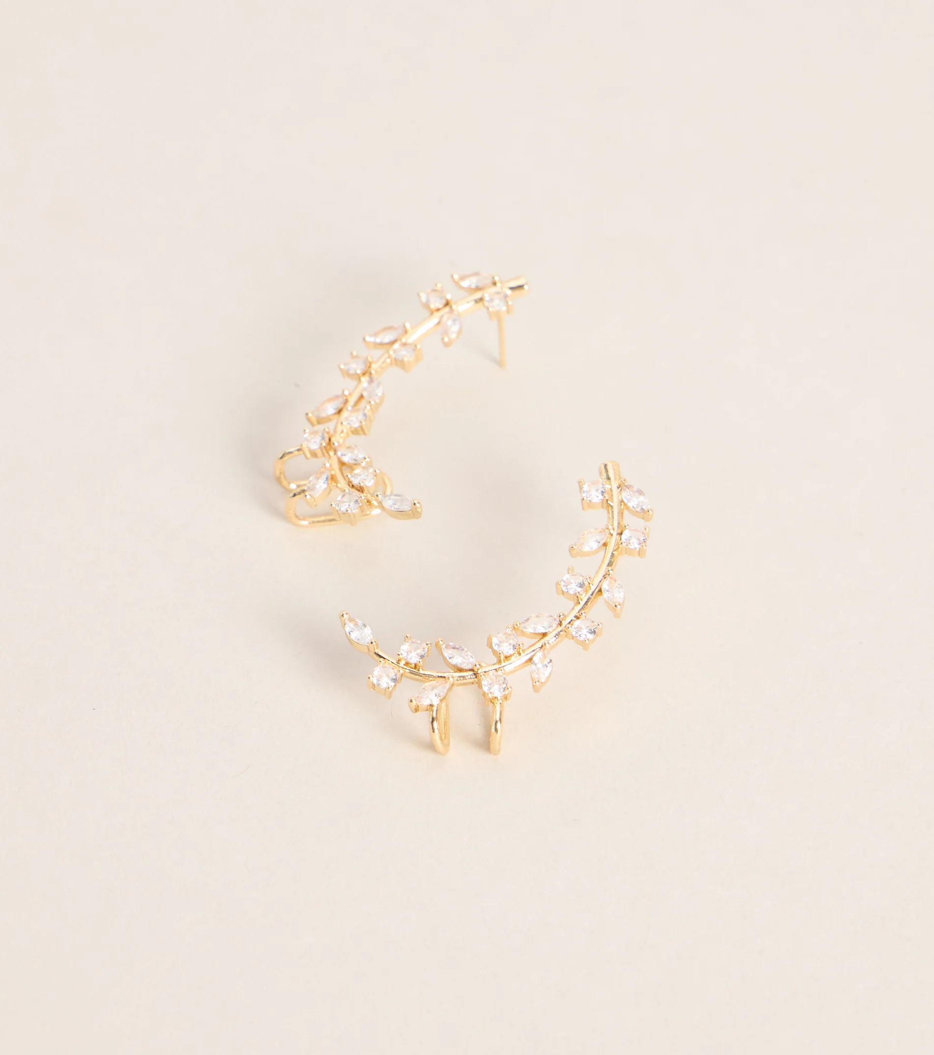 Sparkle Trail Ear Crawler Earrings