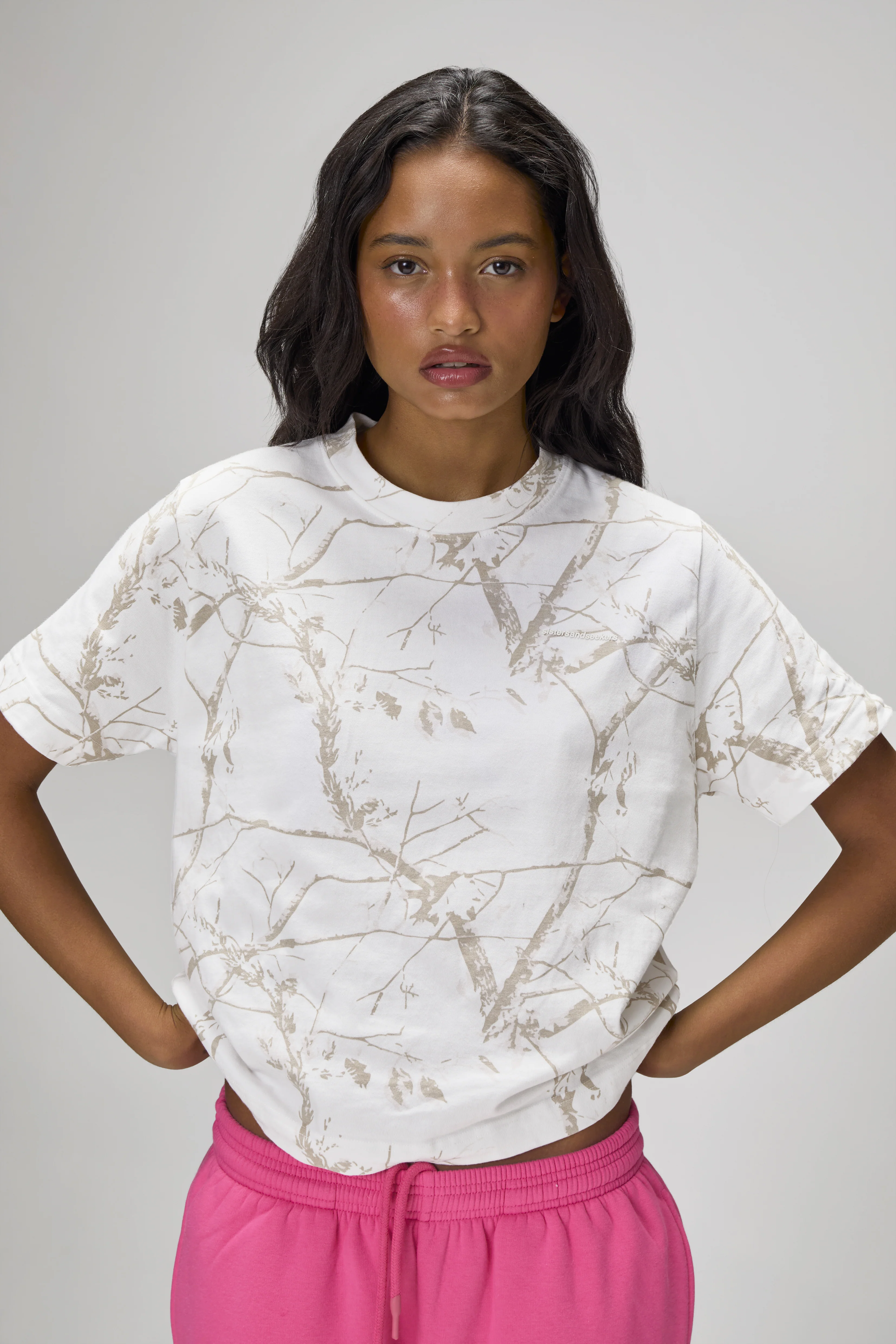 Ranch Shrunken Tee in Milk