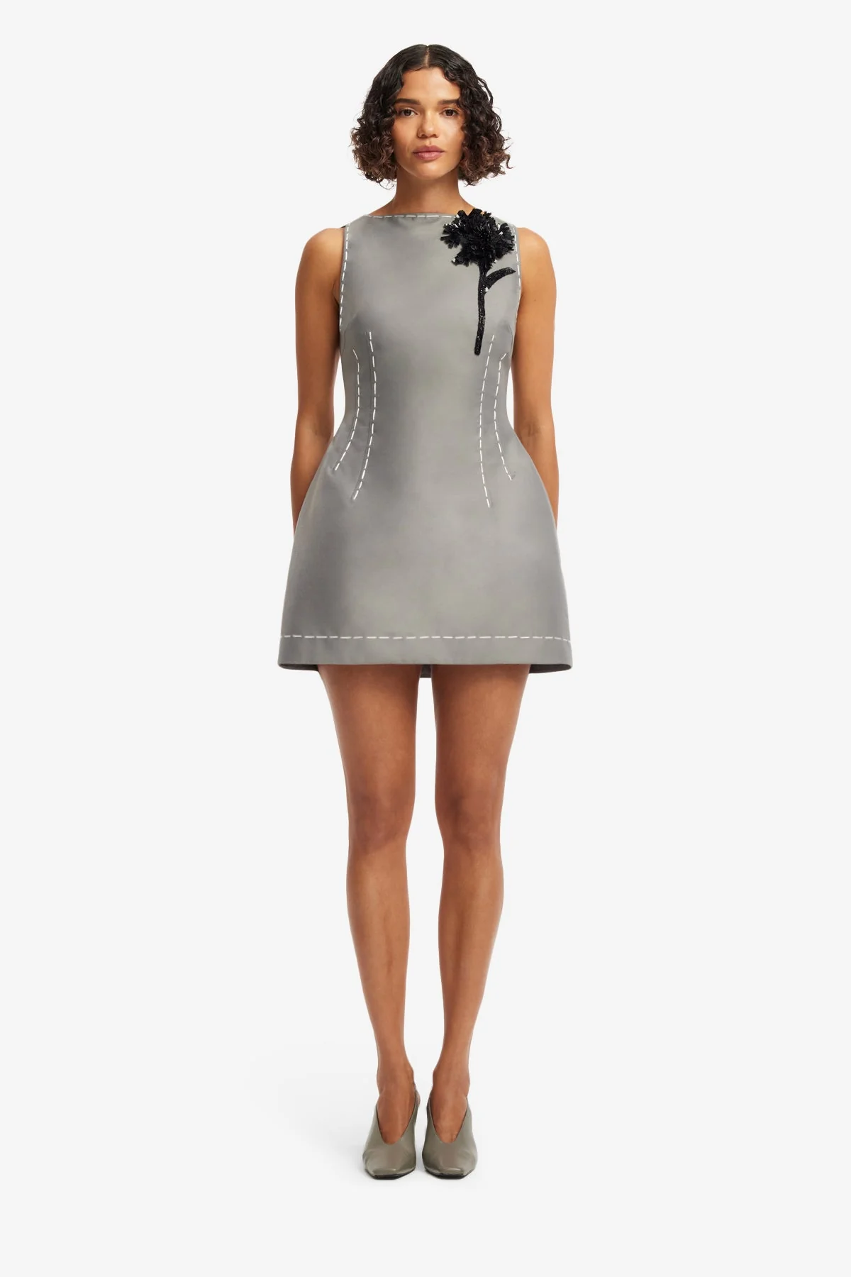 Ali Mini Dress - Steel