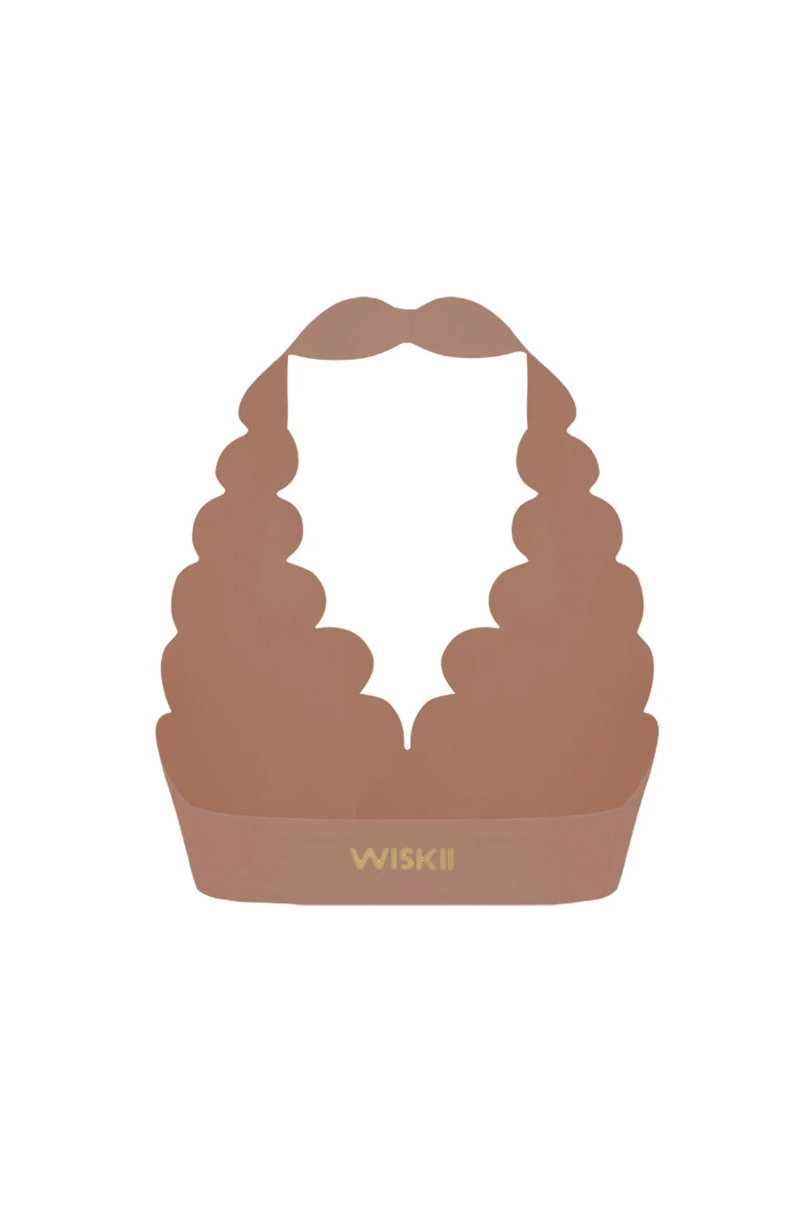 V-Cut Scallop Halter Bra