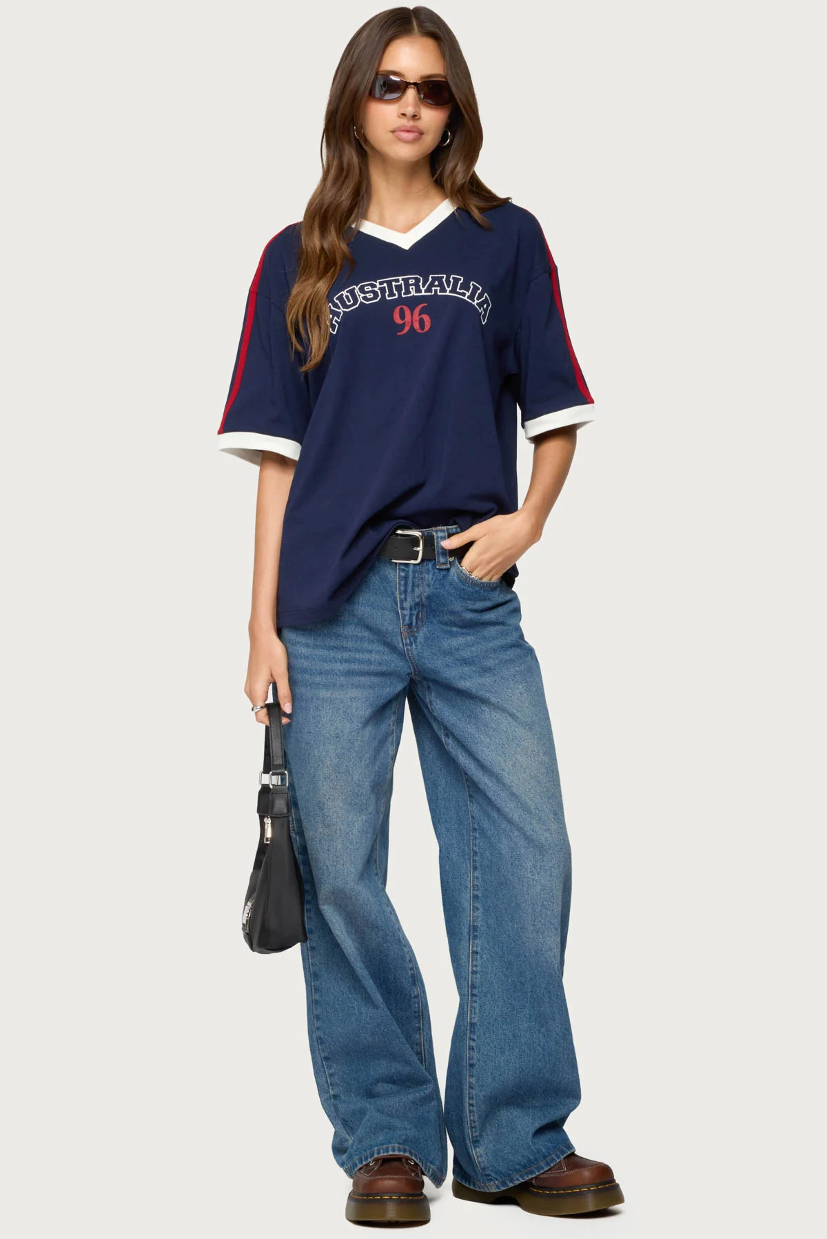 Australia 96 Contrast Oversized T Shirt