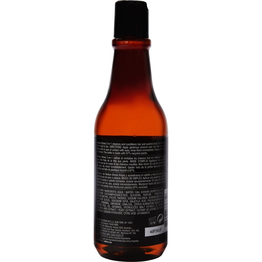 Redken Brews 3-in-1 Shampoo, Conditioner and Body Wash