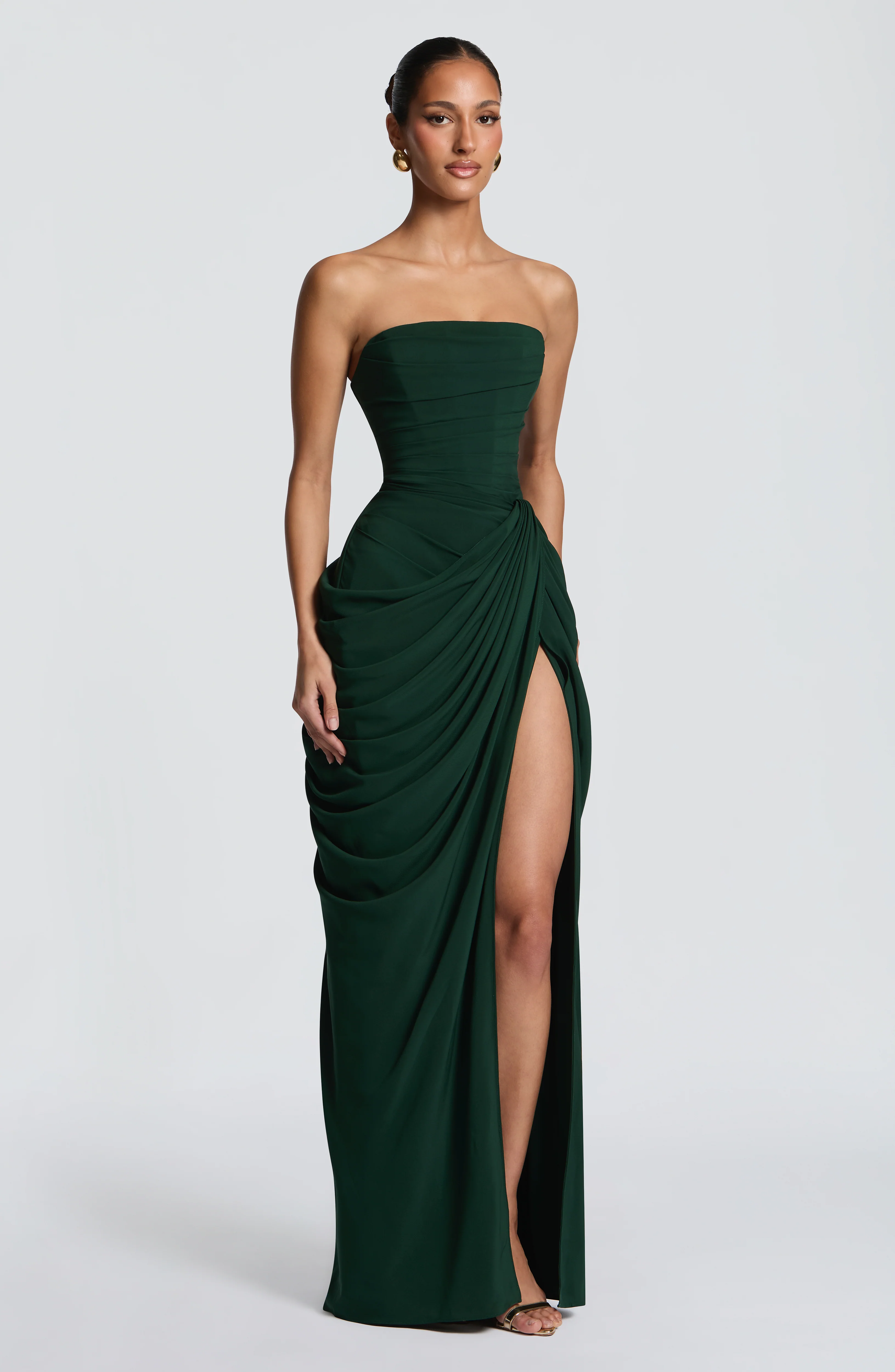 Cyra Maxi Dress - Emerald