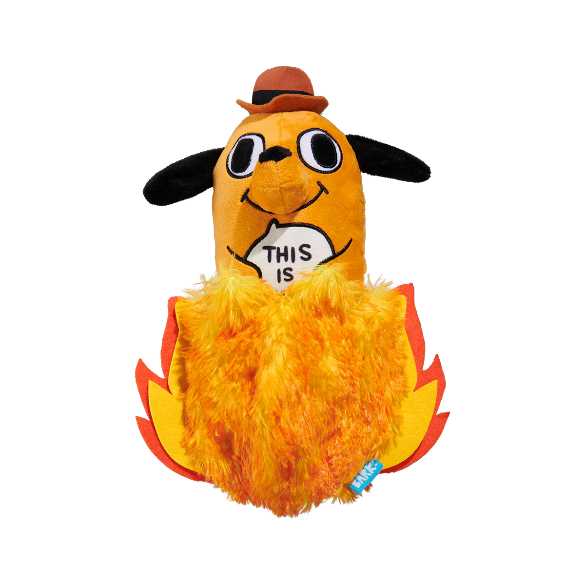 This is Fine Plush Multi-Part + Enrichment Dog Toy