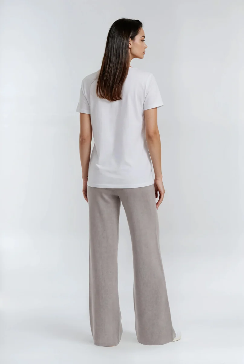 Drawstring Sweater Knit Pants