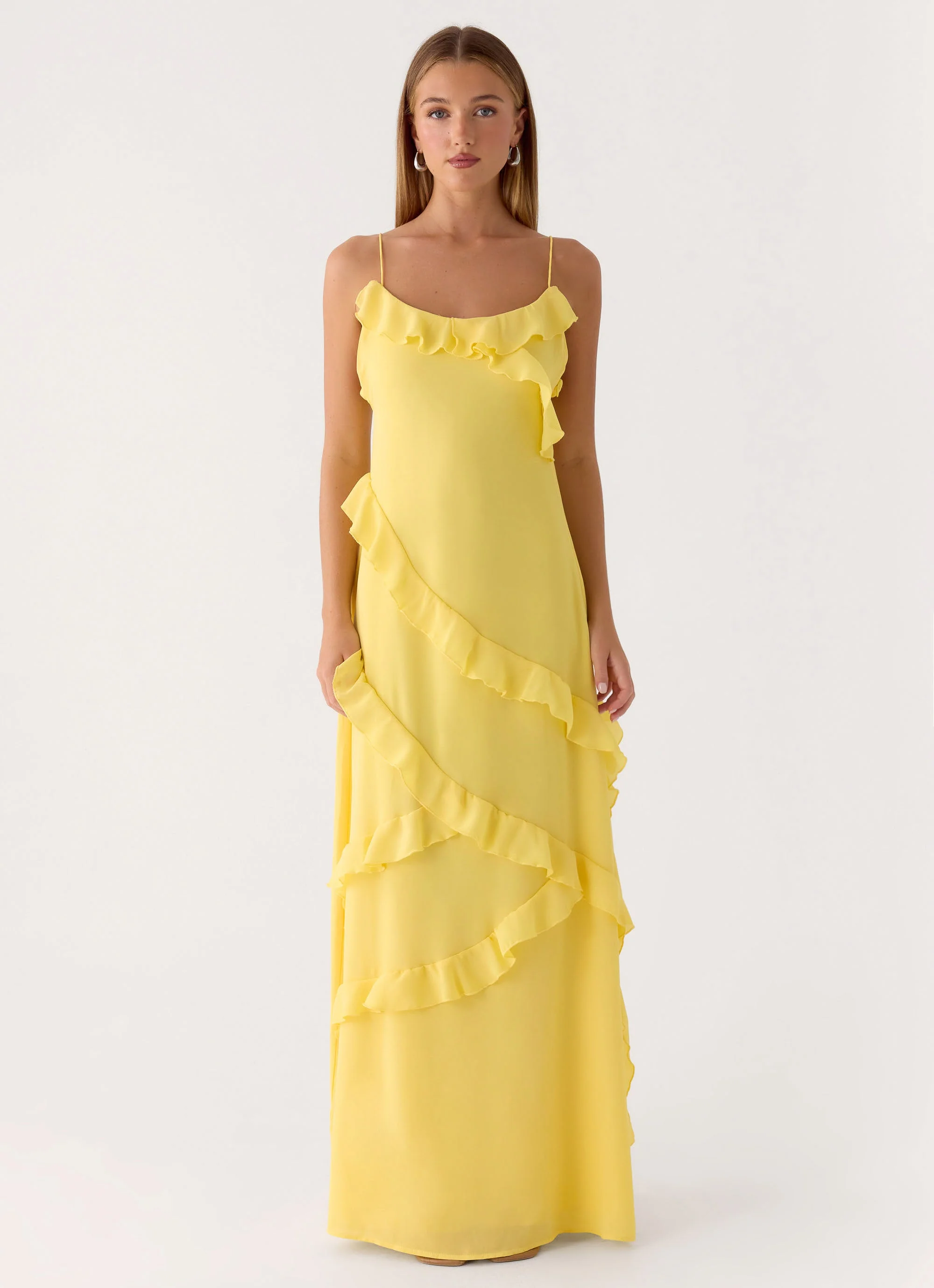 Mishal Maxi Dress - Bright Lemon