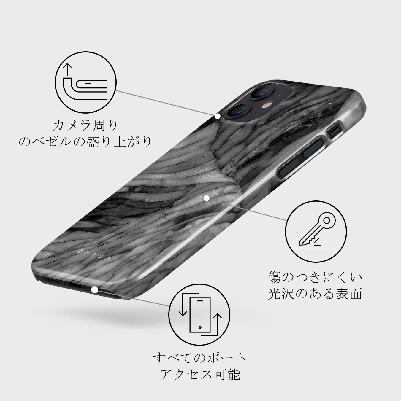 First Expedition - Gray iPhone 12 Mini ケース