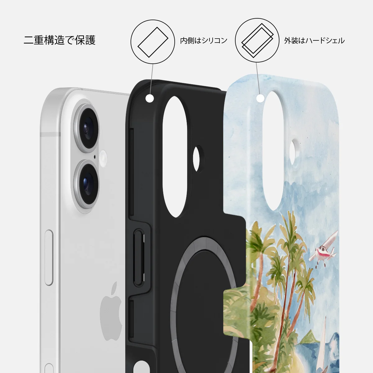 Escape - iPhone 16 Plus ケース