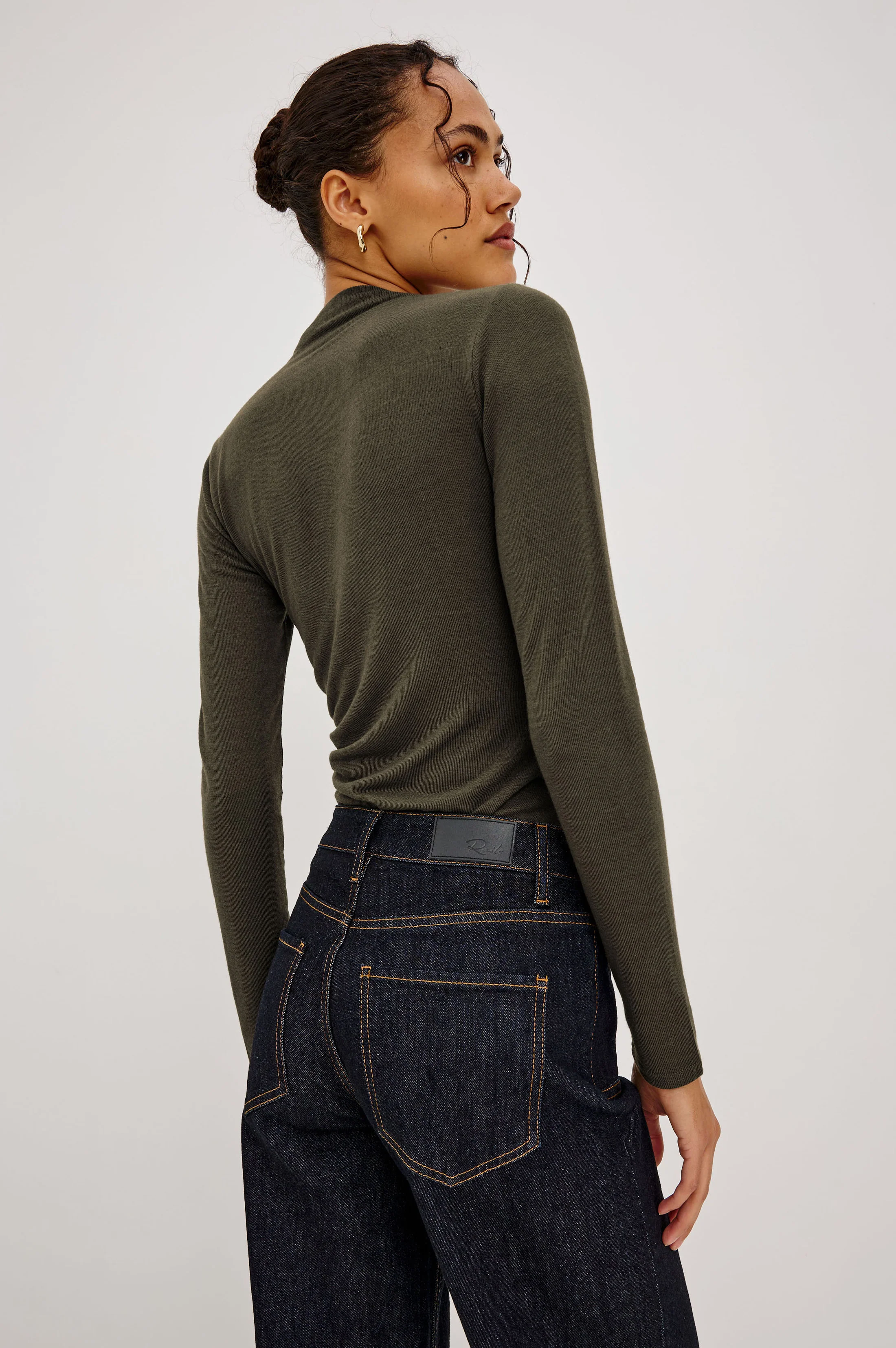 Joelle Top - Heather Olive