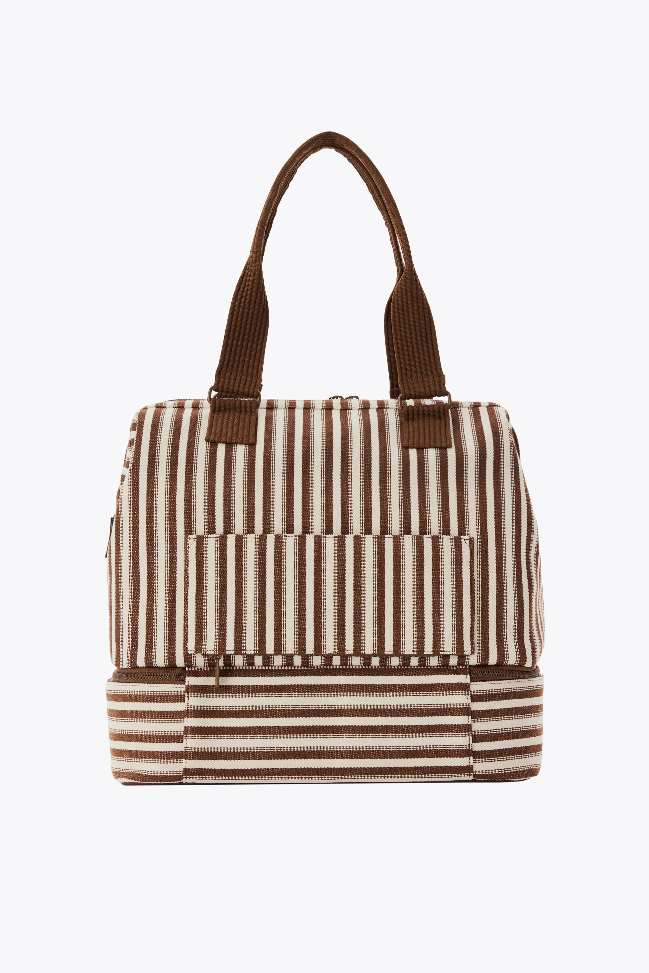 BEIS 'The Mini Weekender in Maple Stripe