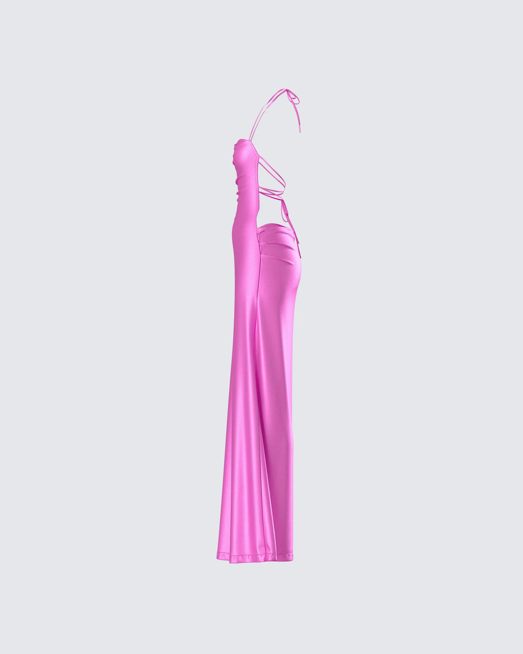 Koa Pink Metallic Gown