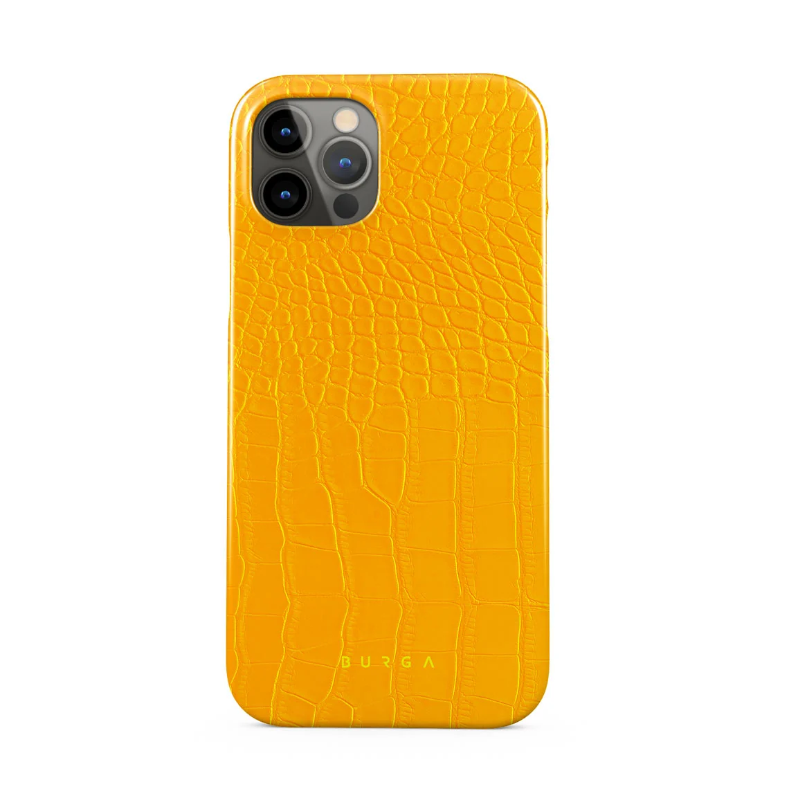 Canary Yellow - Snake Skin iPhone 12 Pro Max ケース