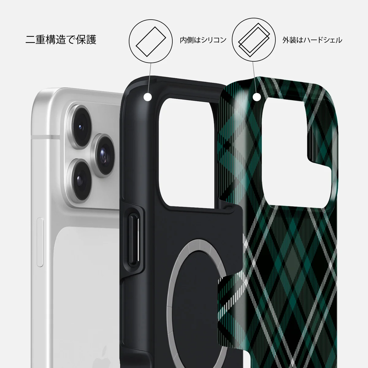 Mint Cookie - iPhone 17 Pro ケース
