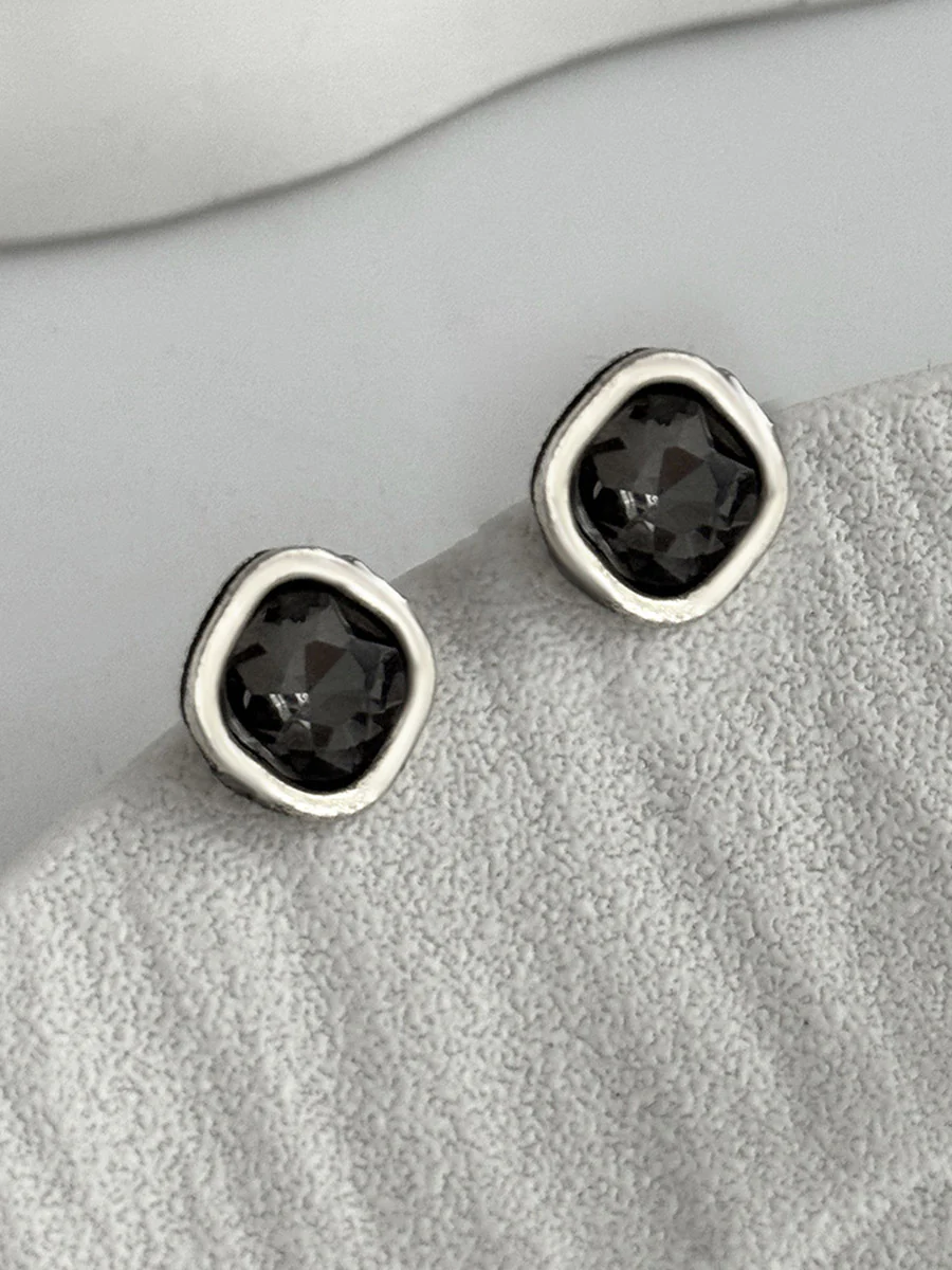 Geometric Rhine Stones Earrings Accessories