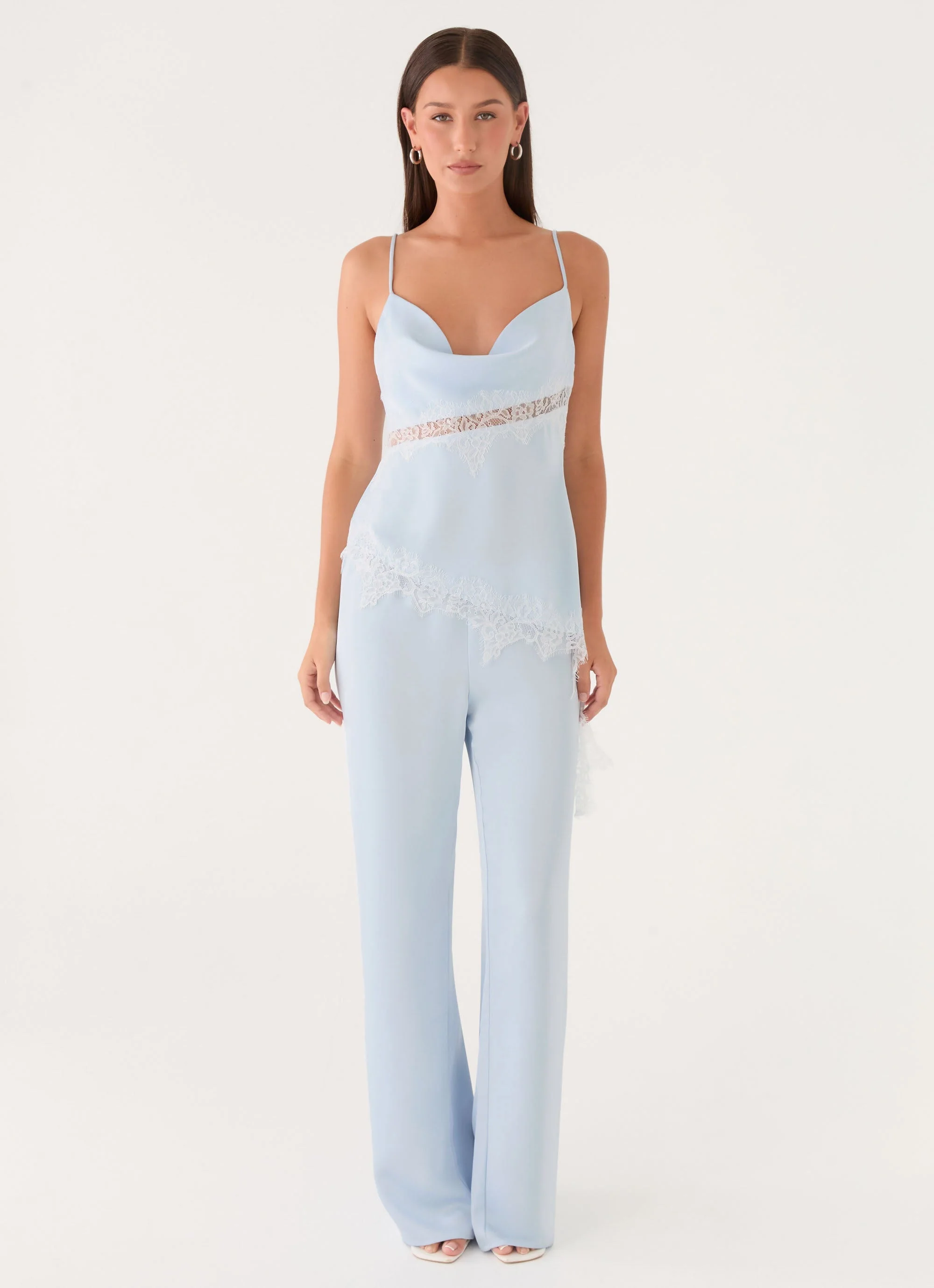 Melisana Cowl Top - Blue