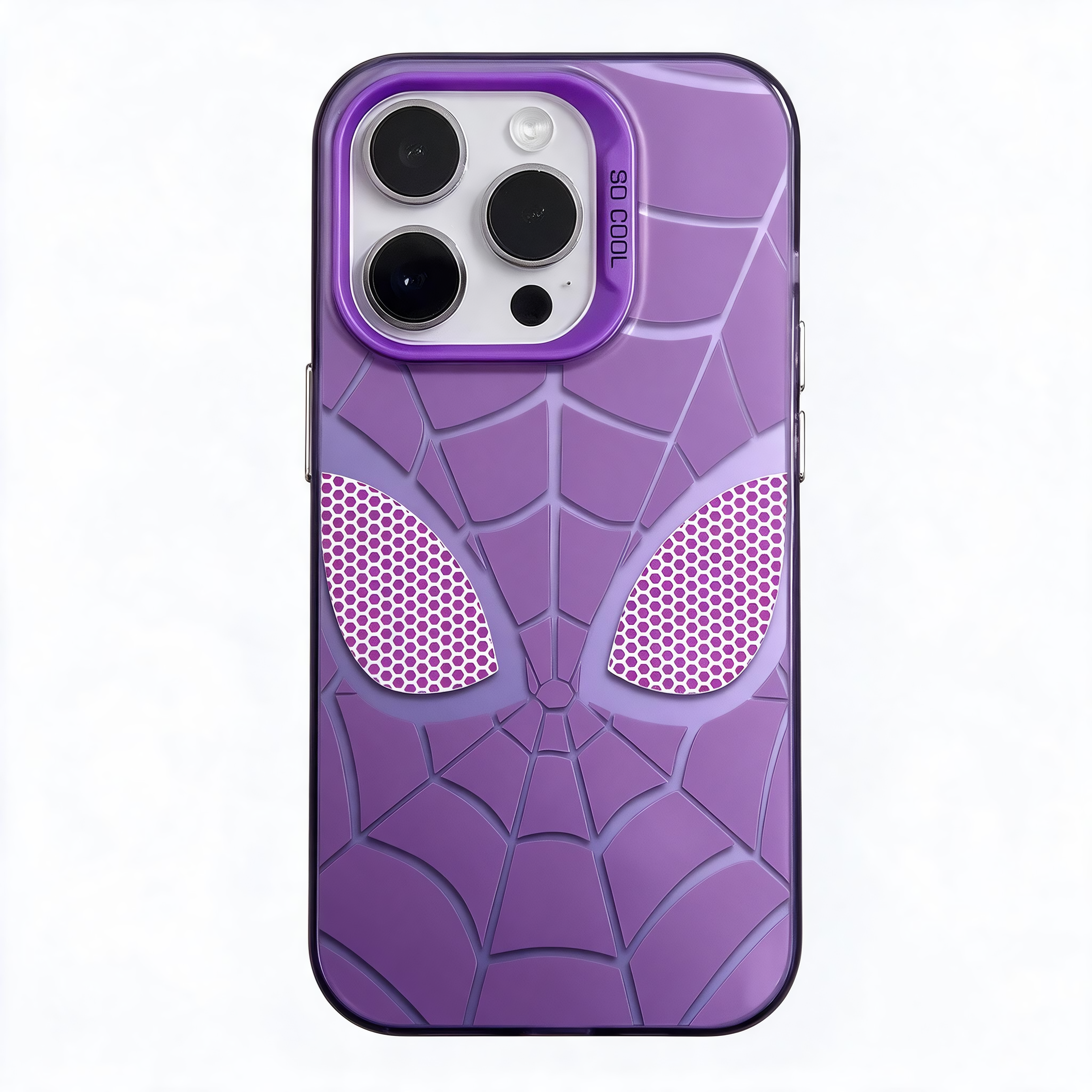 Purple Spider-Man iPhone case
