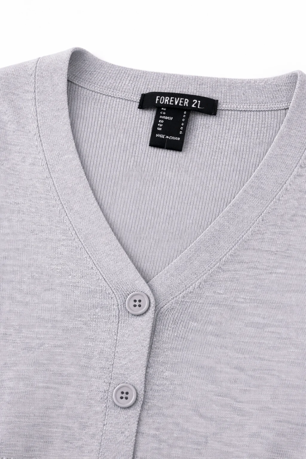 Cropped Knit Button-Front Cardigan